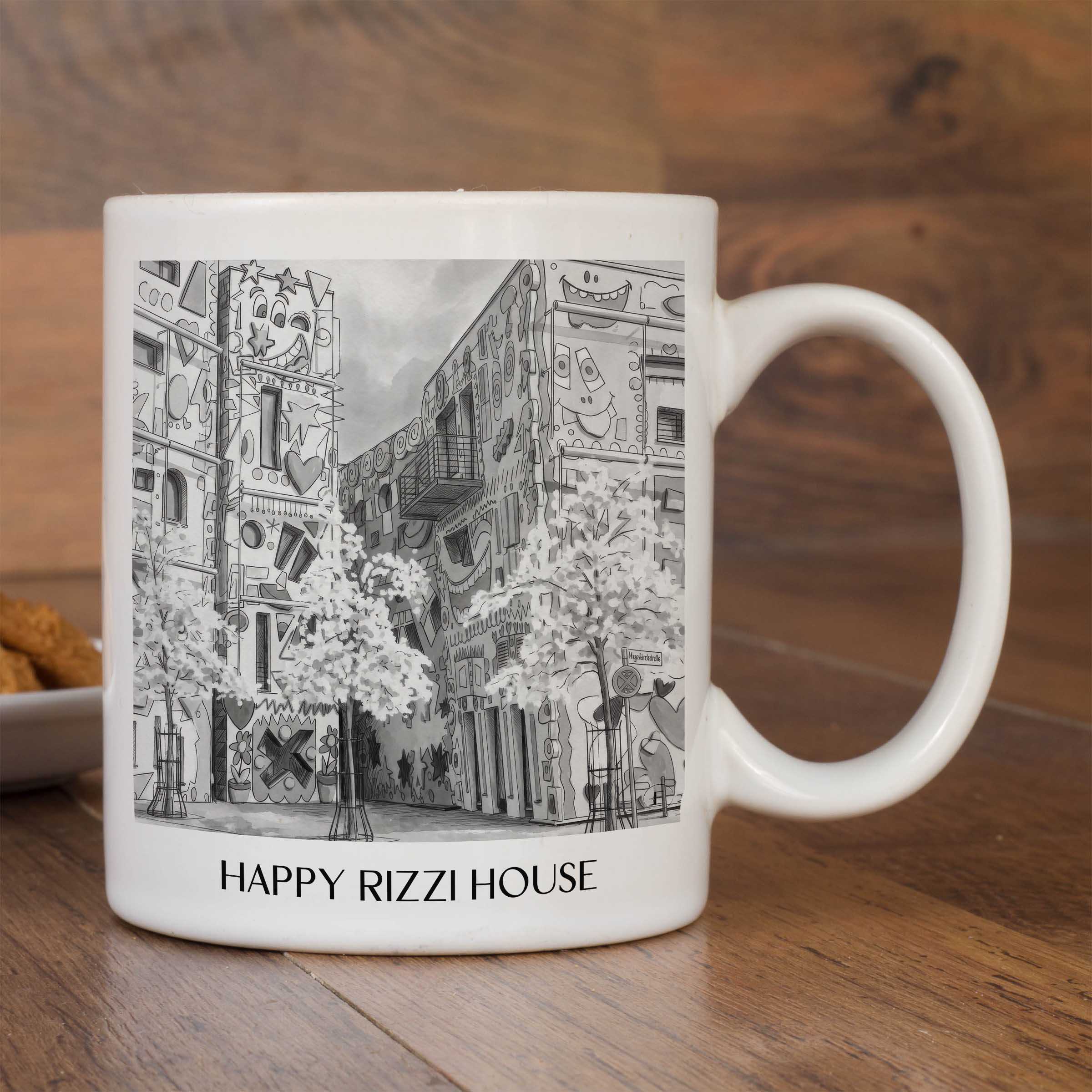 happy-rizzi-house-braunschweig-deutschland-kaffeebecher-aquarell-schwarz-weiss