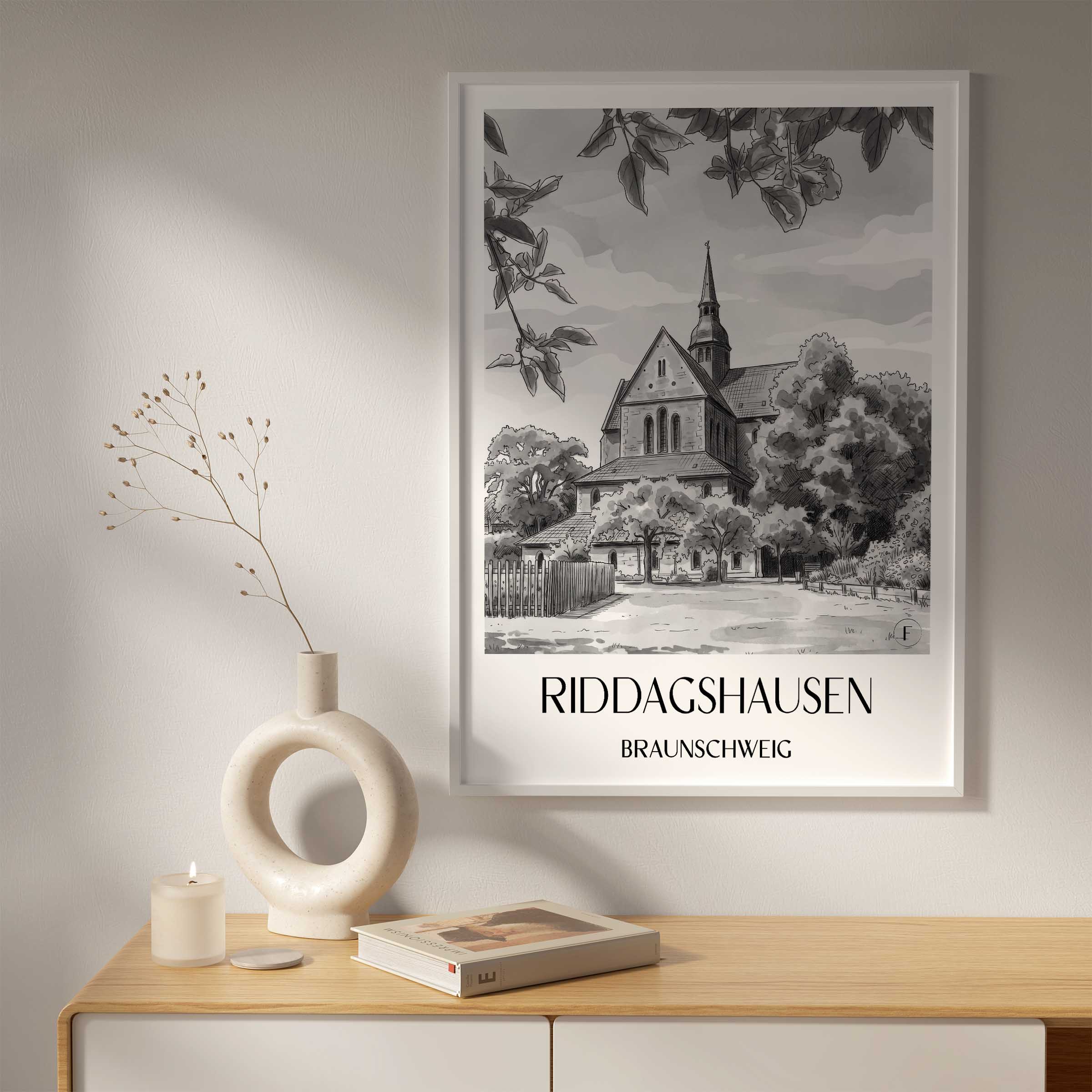 riddagshausen-braunschweig-deutschland-poster-aquarell-schwarz-weiss
