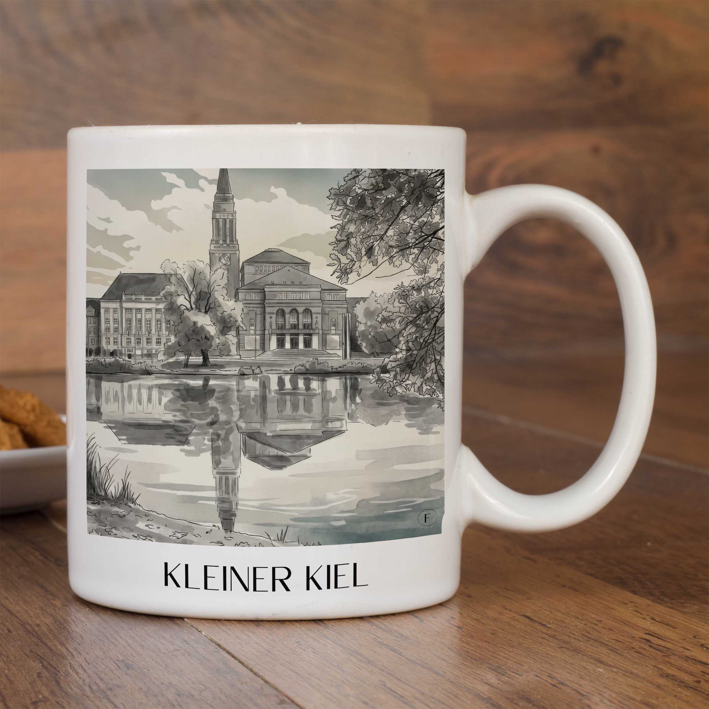 kleiner-kiel-schleswig-holstein-deutschland-kaffeebecher-aquarell-schwarz-weiss