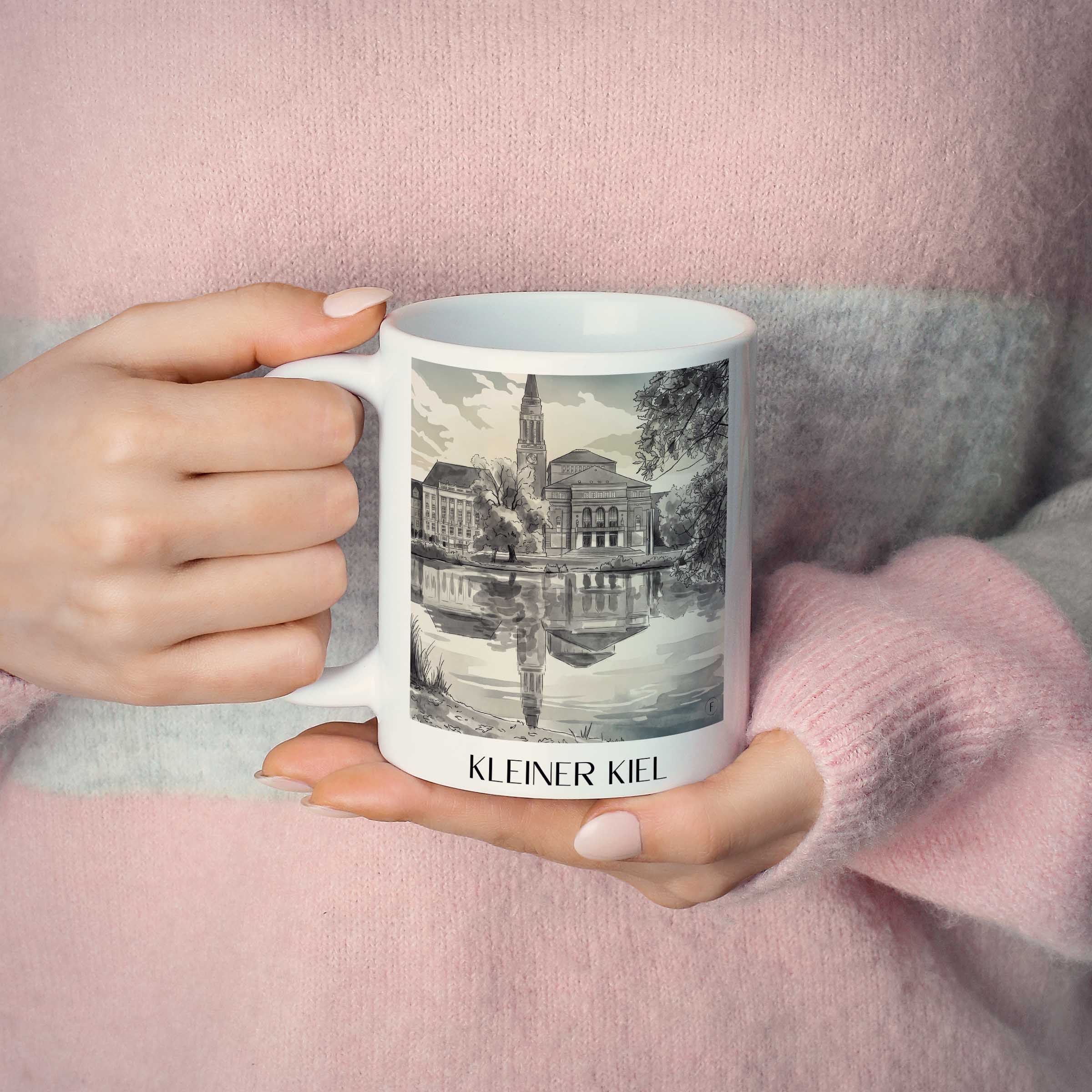 kleiner-kiel-schleswig-holstein-deutschland-kaffeebecher-aquarell-schwarz-weiss