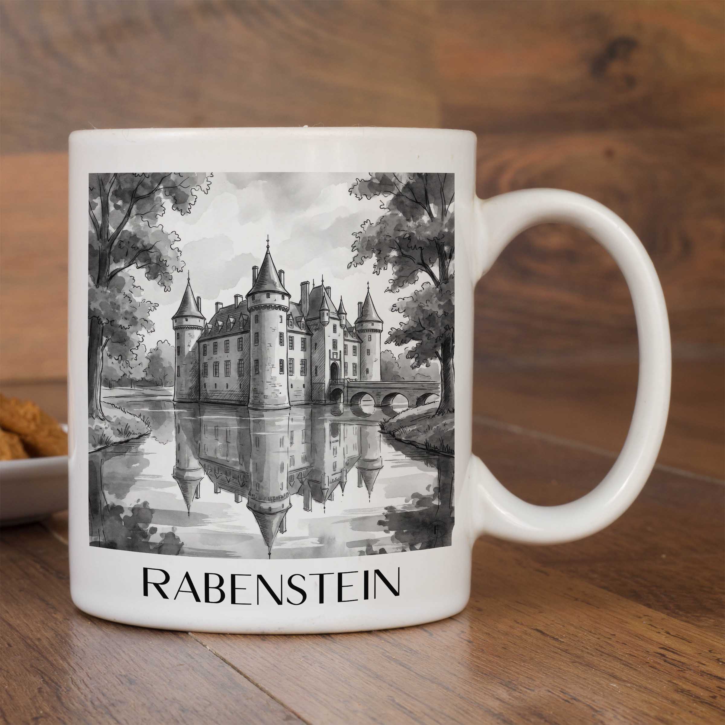 rabenstein-erzgebirge-deutschland-kaffeebecher-aquarell-schwarz-weiss