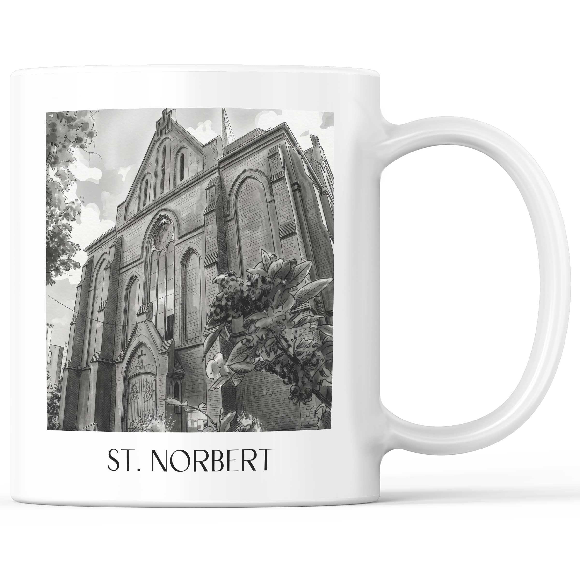 st.-norbert-magdeburg-deutschland-kaffeebecher-aquarell-schwarz-weiss