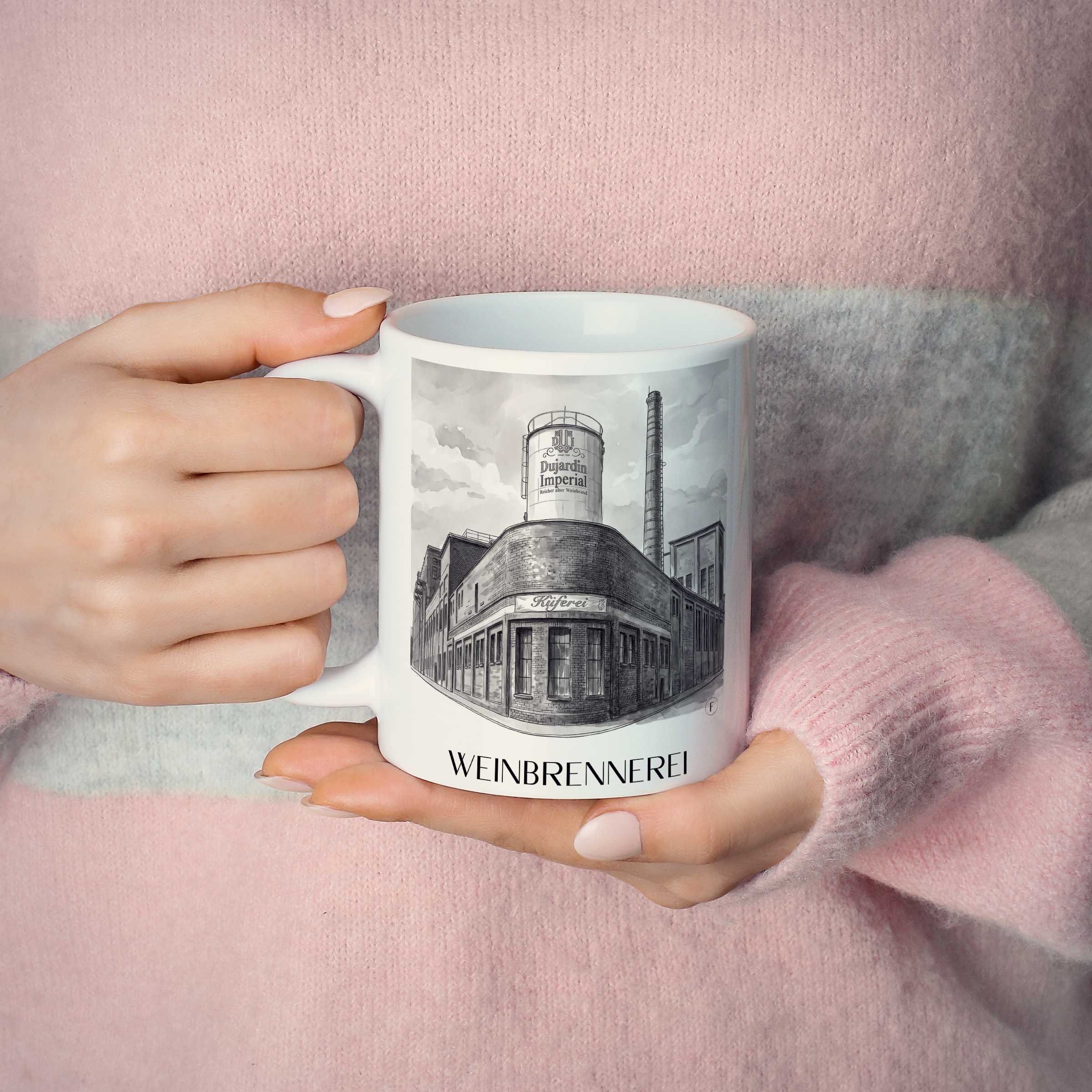 weinbrennerei--krefeld-deutschland-kaffeebecher-aquarell-schwarz-weiss