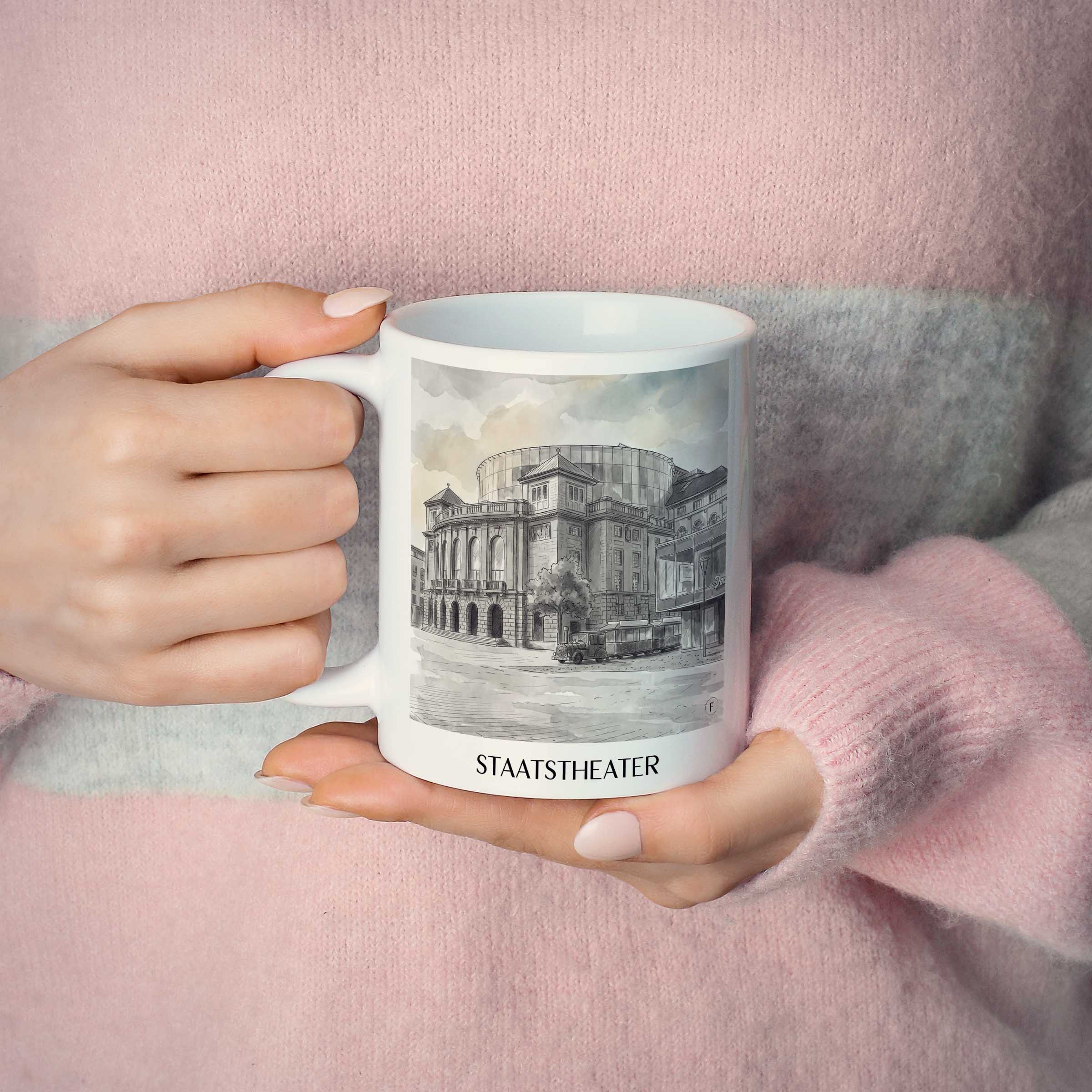staatstheater-mainz-deutschland-kaffeebecher-aquarell-schwarz-weiss