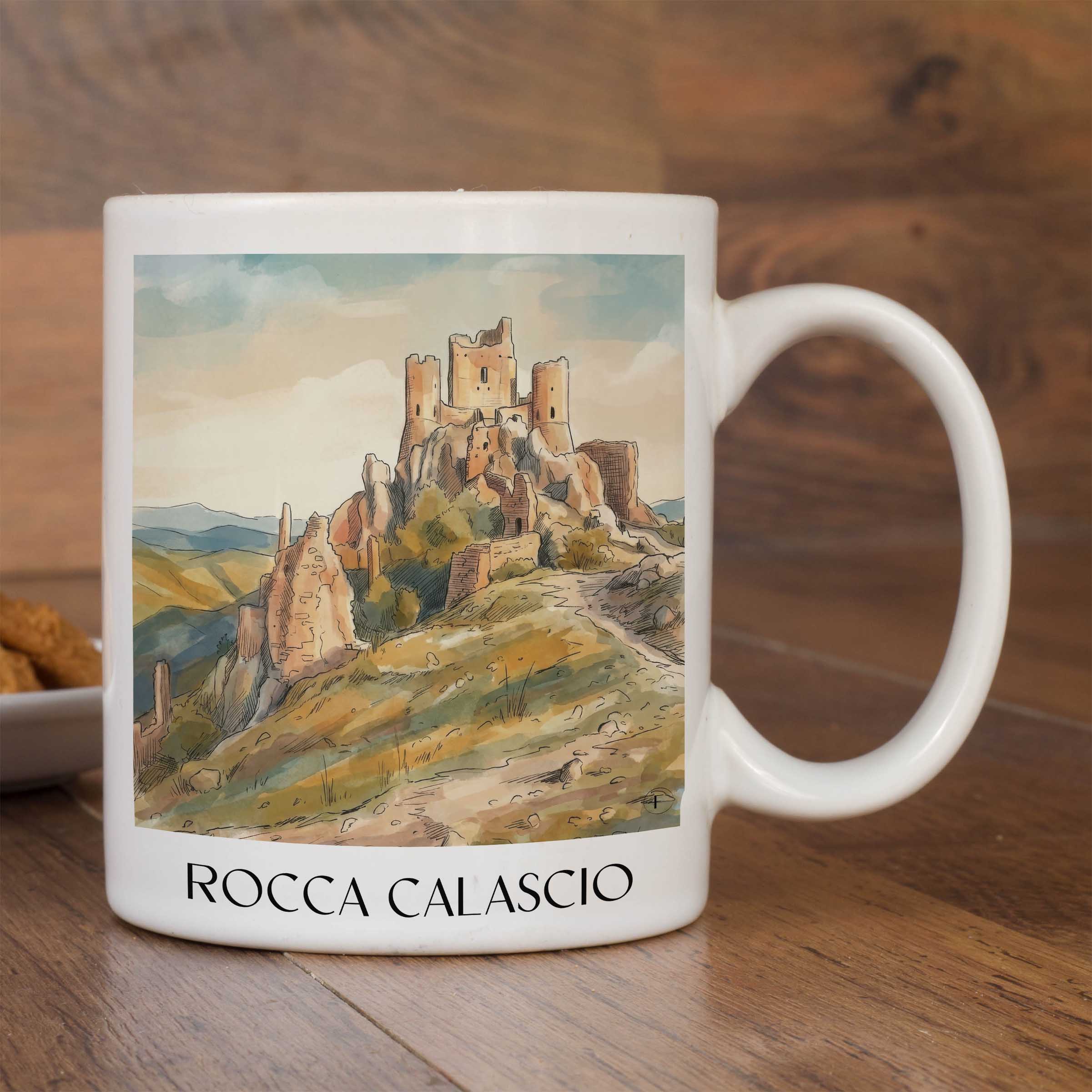 rocca-calascio-abruzzen-italien-kaffeebecher-aquarell