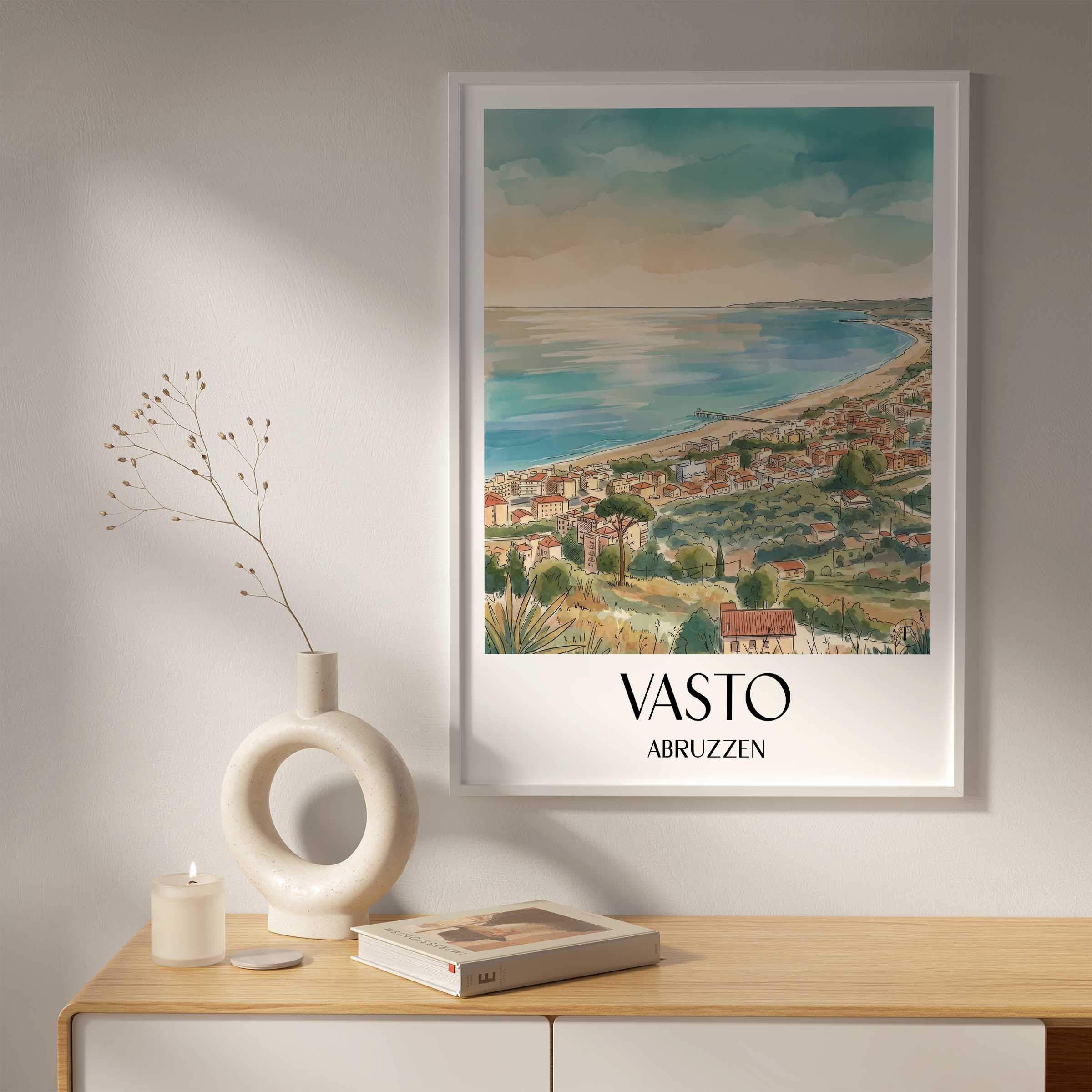 vasto-abruzzen-italien-poster-aquarell