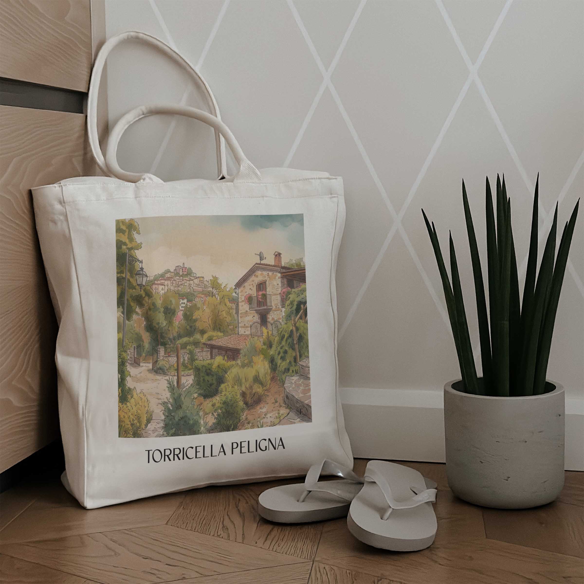 torricella-peligna-abruzzen-italien-einkaufstasche-aquarell