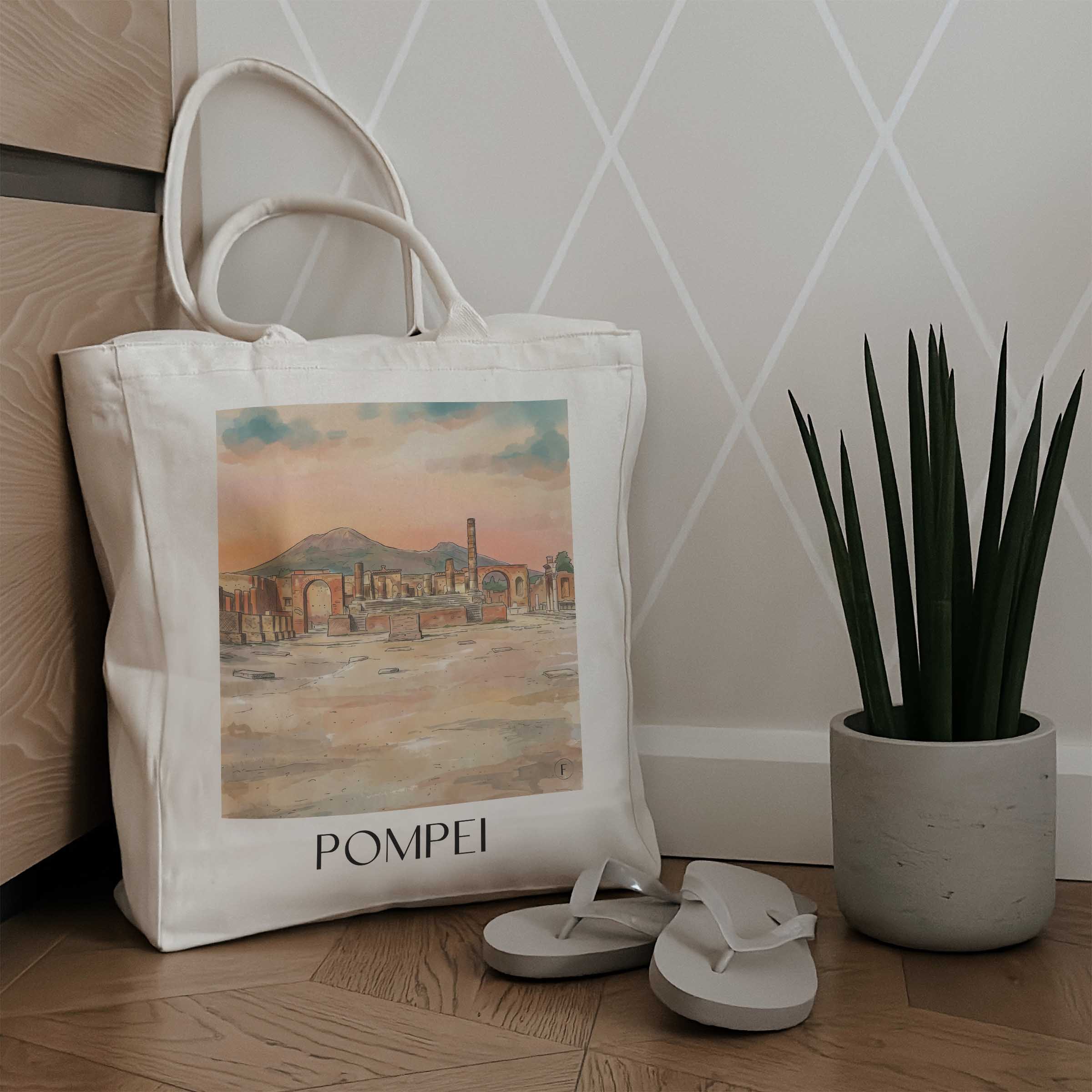 pompei-neapel-italien-einkaufstasche-aquarell