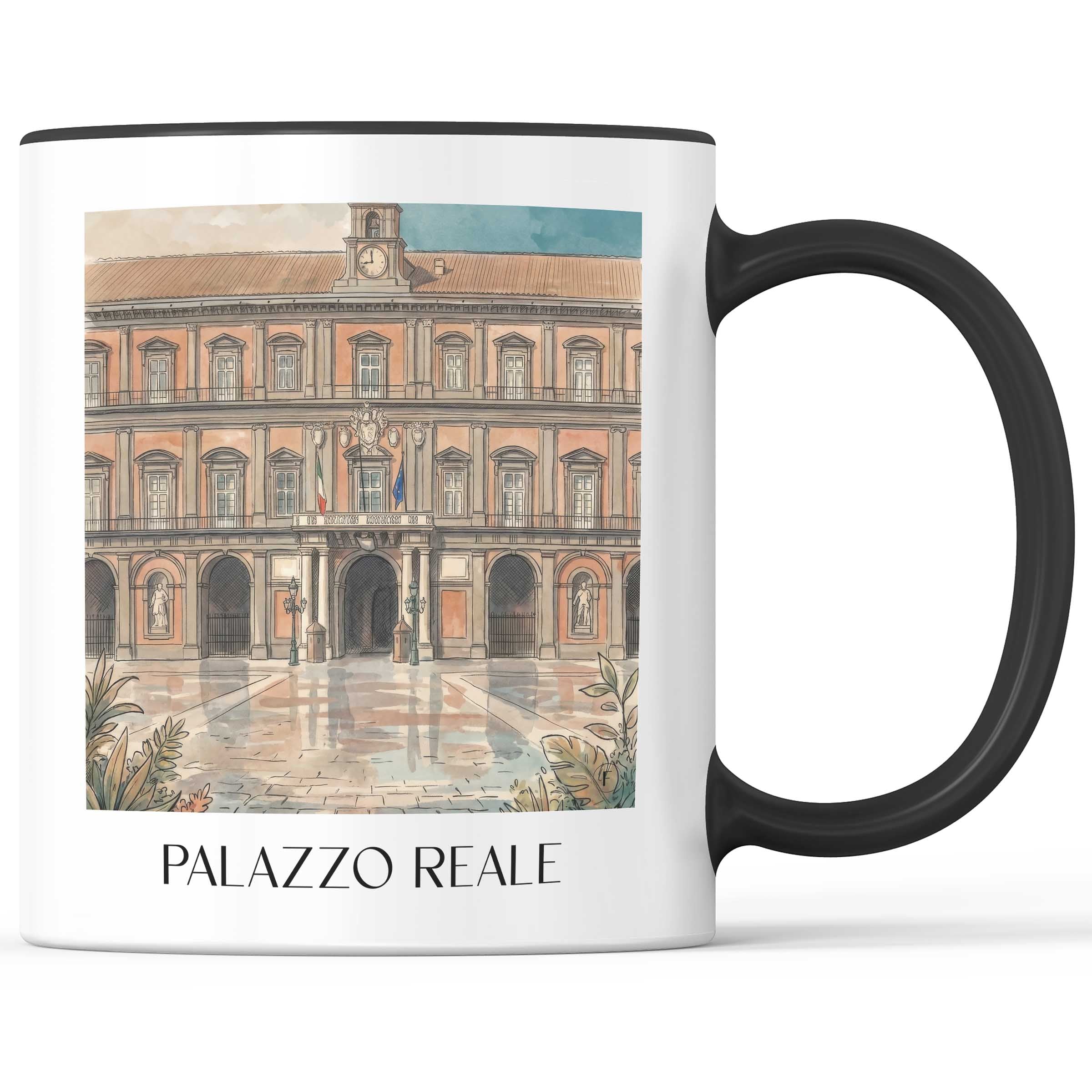 palazzo-reale-neapel-italien-kaffeebecher-aquarell