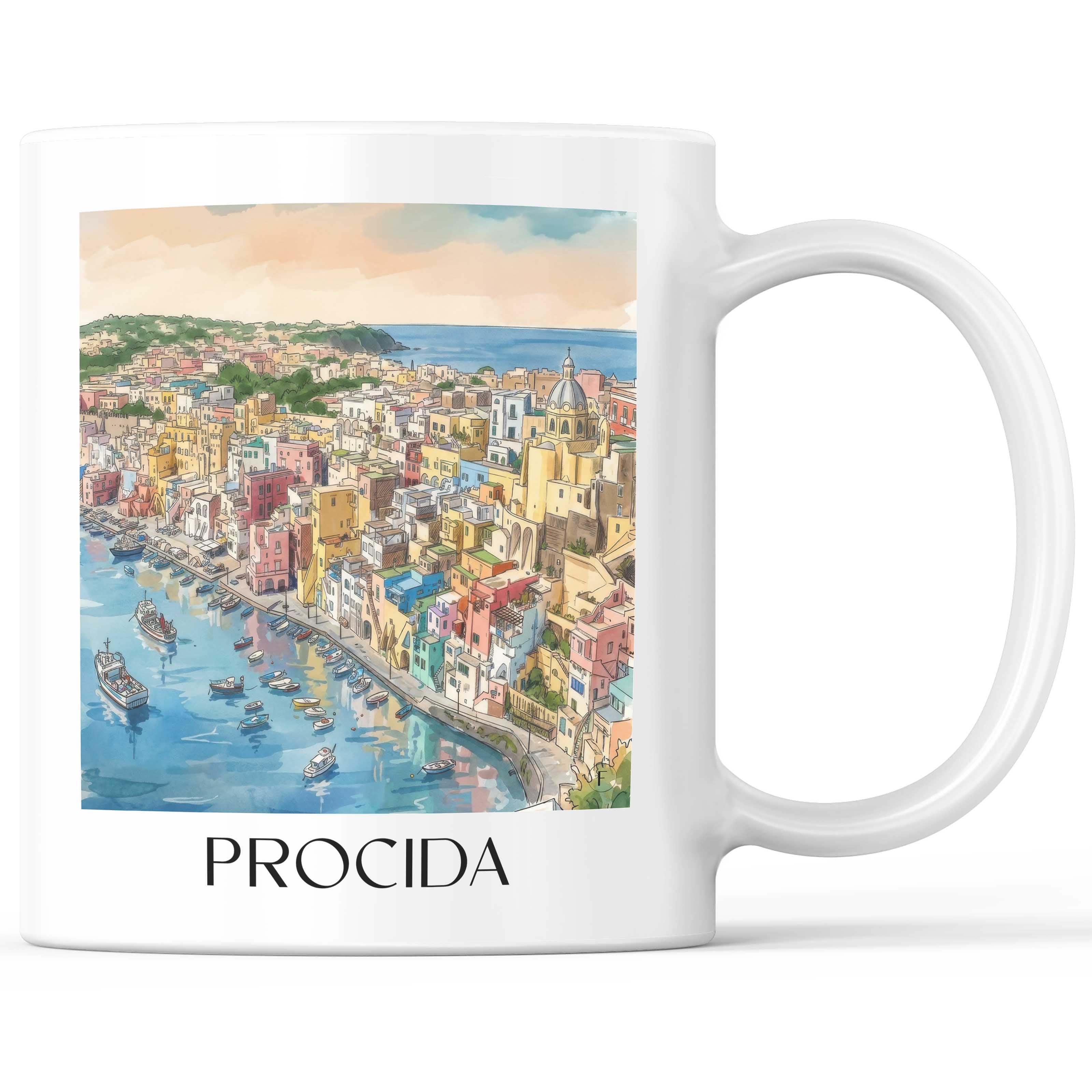 procida-kampanien-italien-kaffeebecher-aquarell
