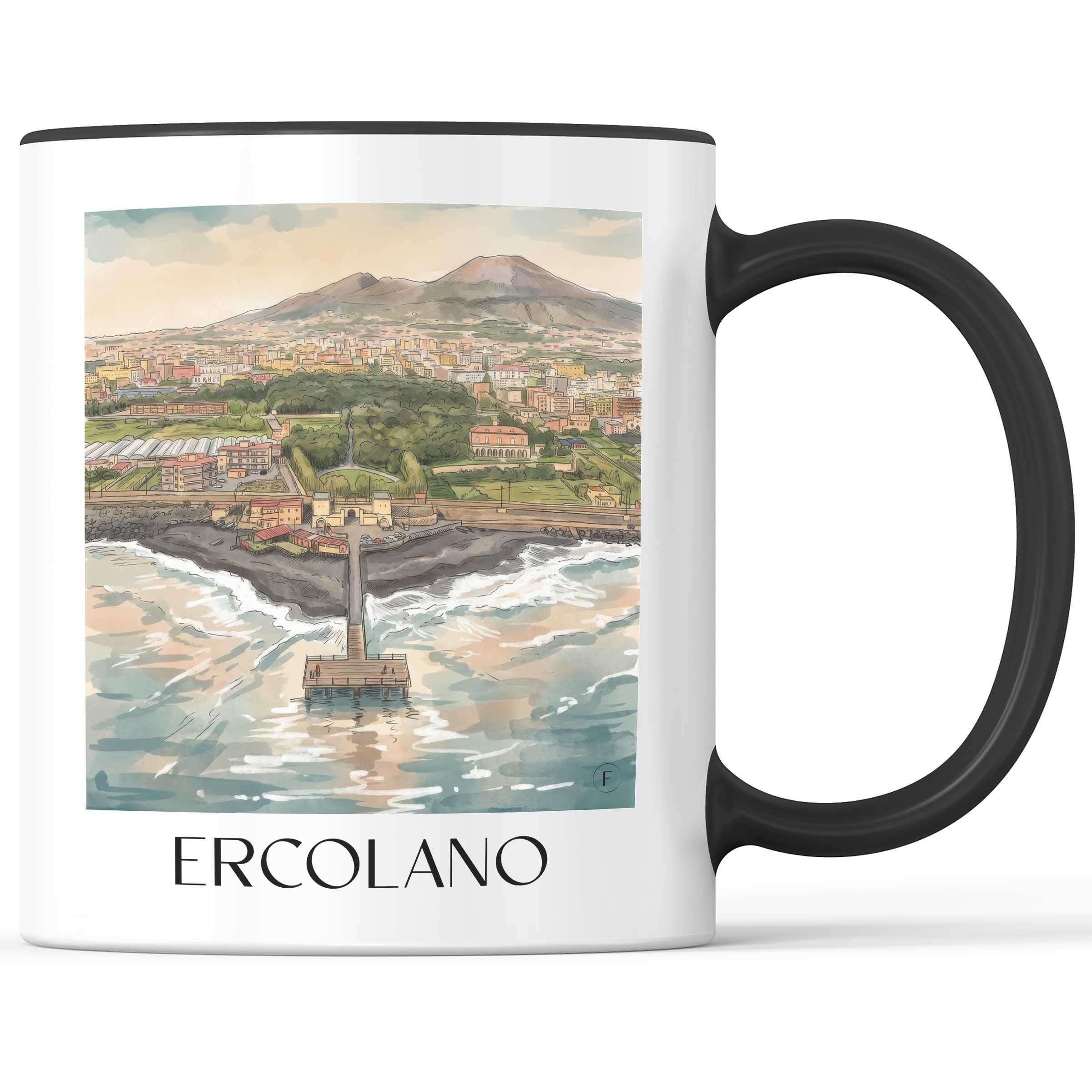 ercolano-neapel-italien-kaffeebecher-aquarell