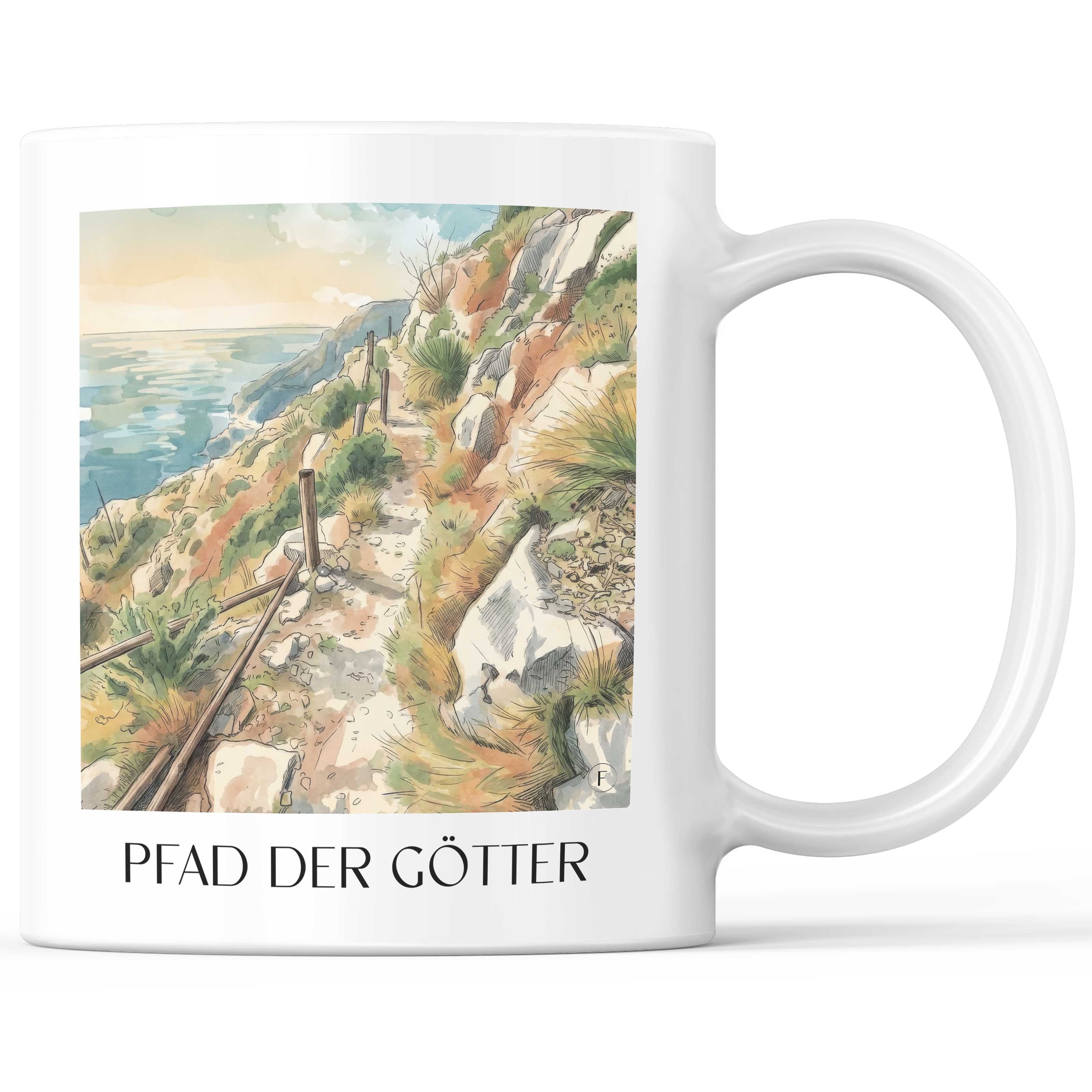 pfad-der-götter-amalfiküste-italien-kaffeebecher-aquarell