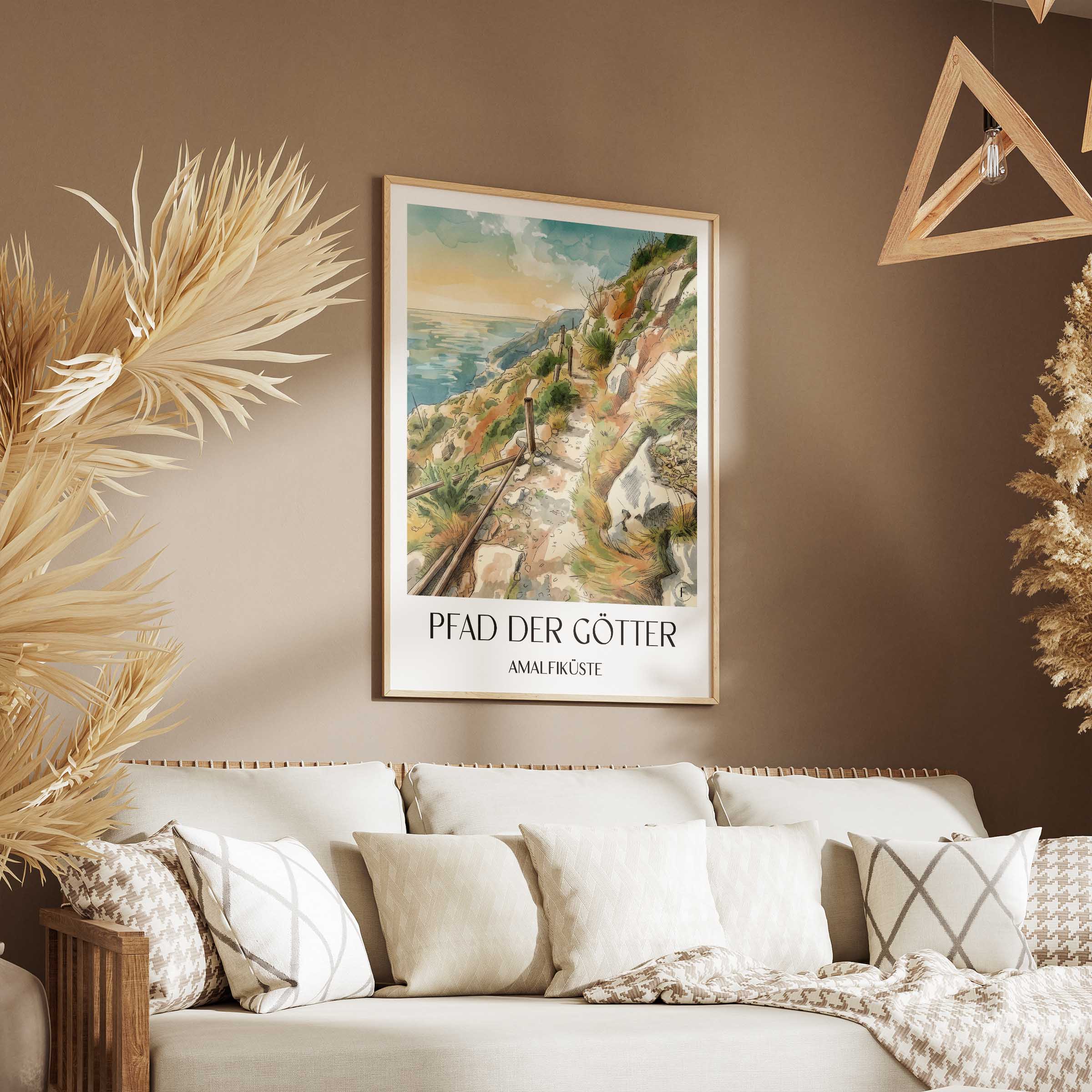 pfad-der-götter-amalfiküste-italien-poster-aquarell