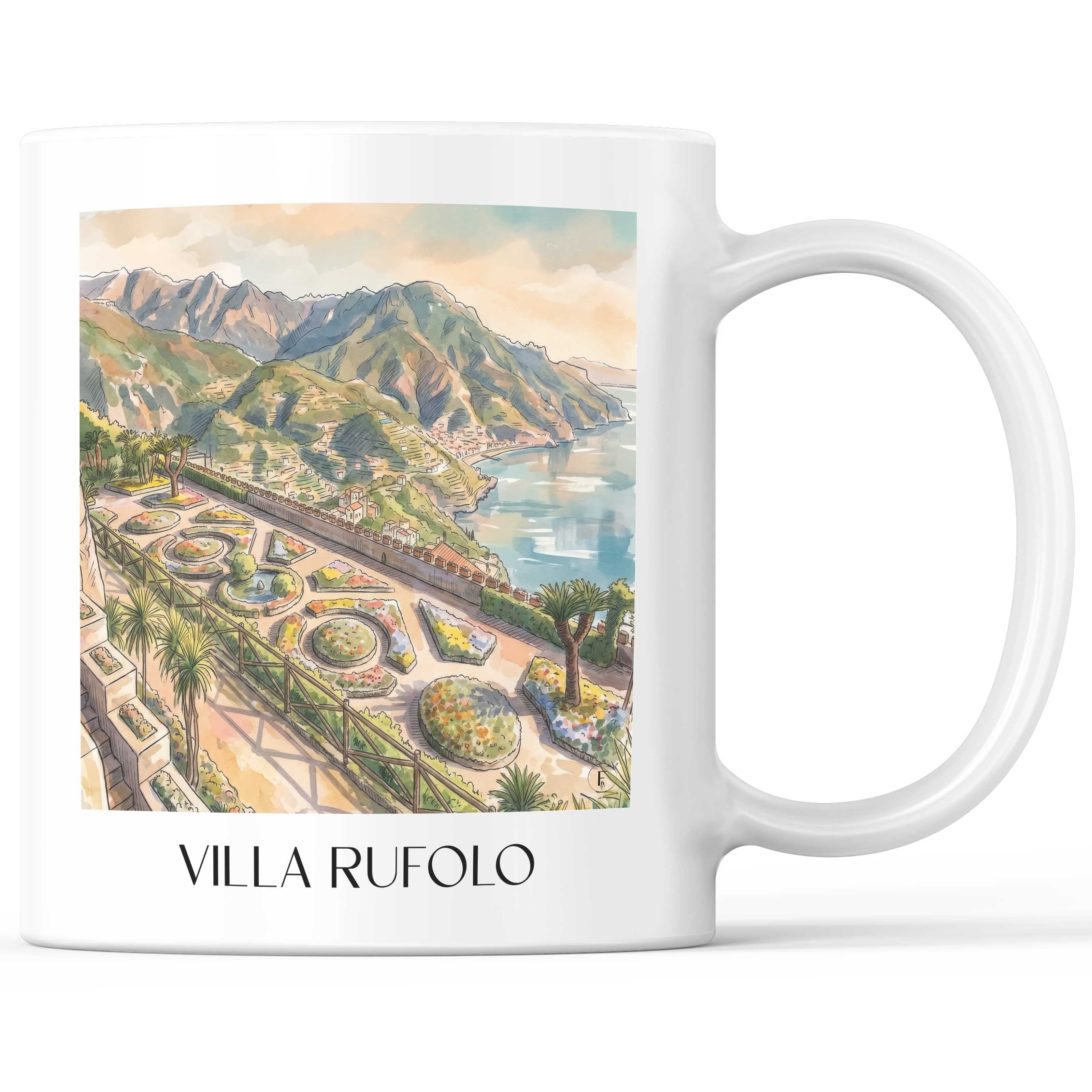 villa-rufolo-ravello-italien-kaffeebecher-aquarell