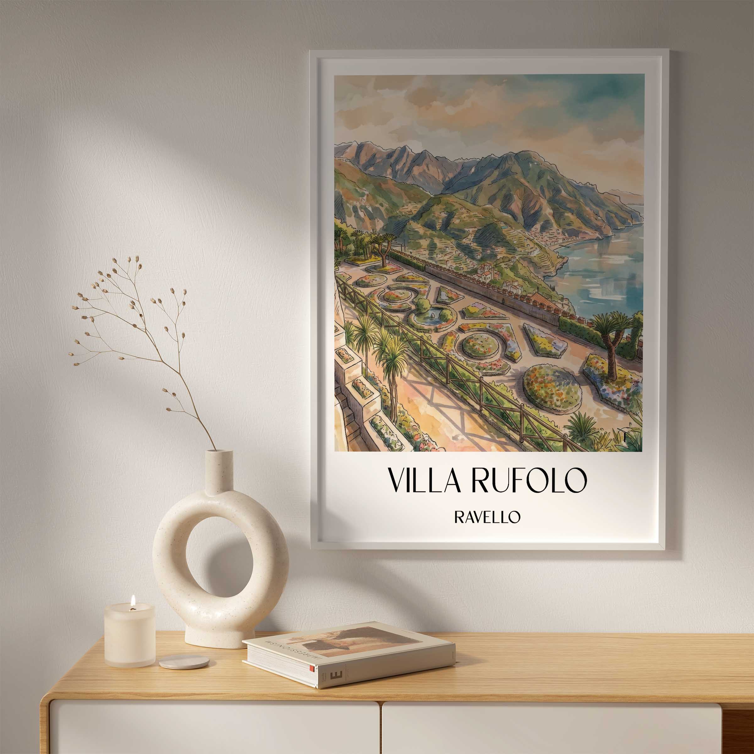 villa-rufolo-ravello-italien-poster-aquarell