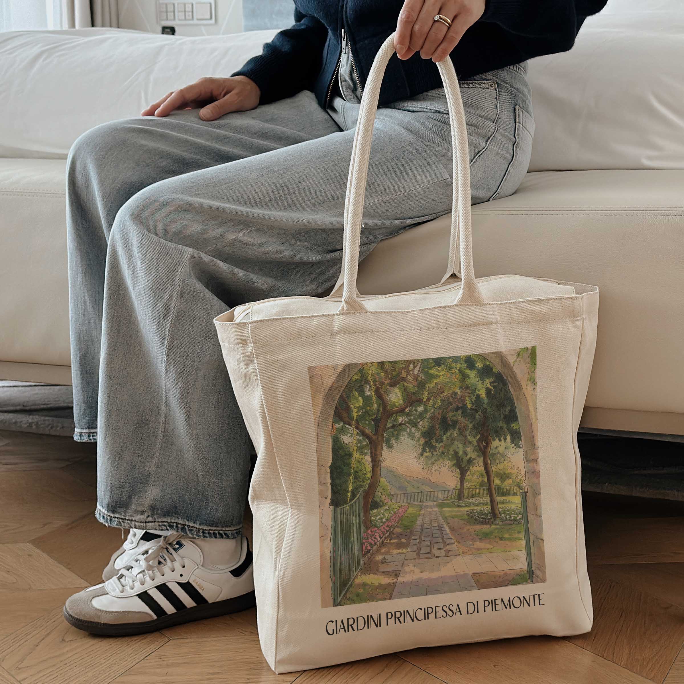 giardini-principessa-di-piemonte-ravello-italien-einkaufstasche-aquarell