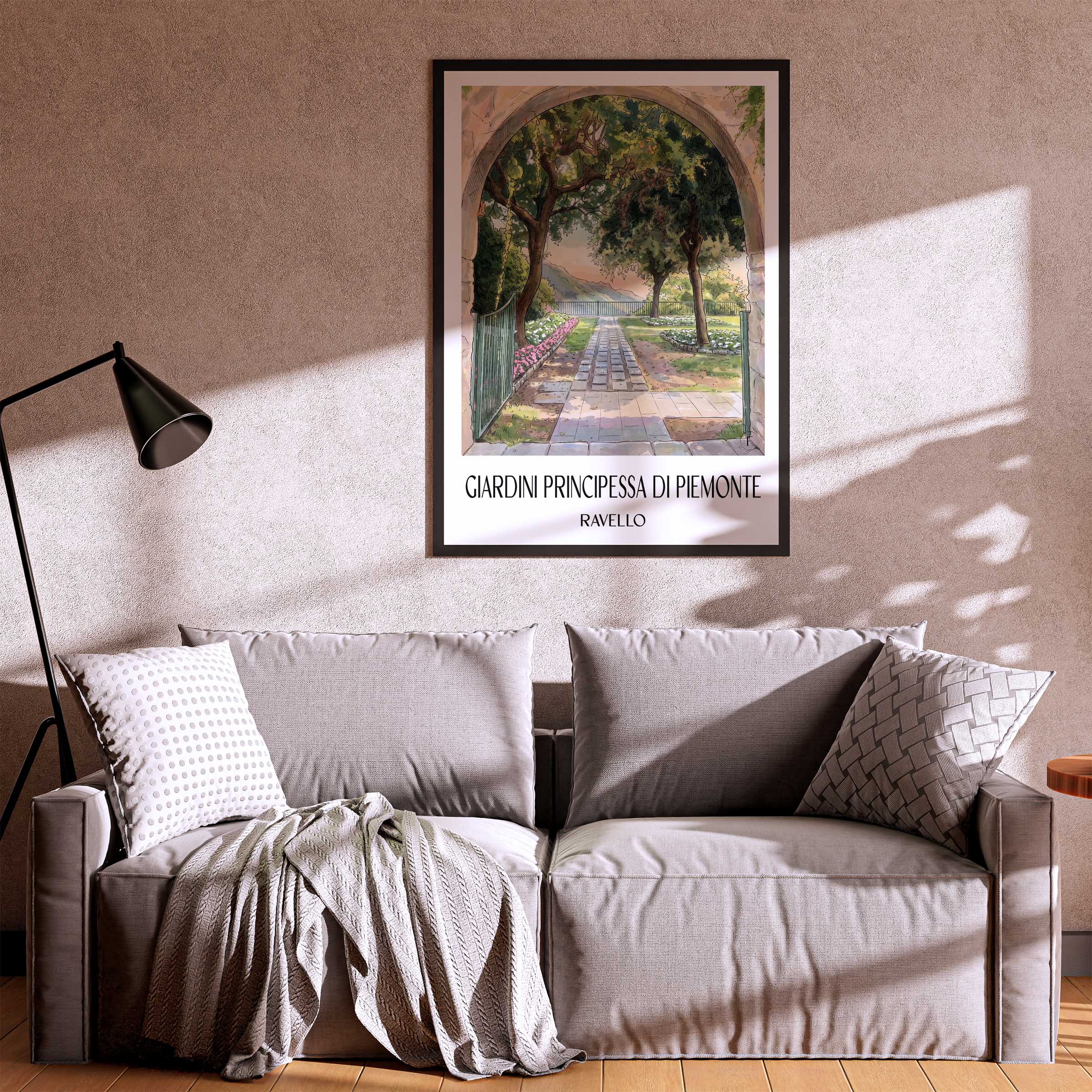 giardini-principessa-di-piemonte-ravello-italien-poster-aquarell