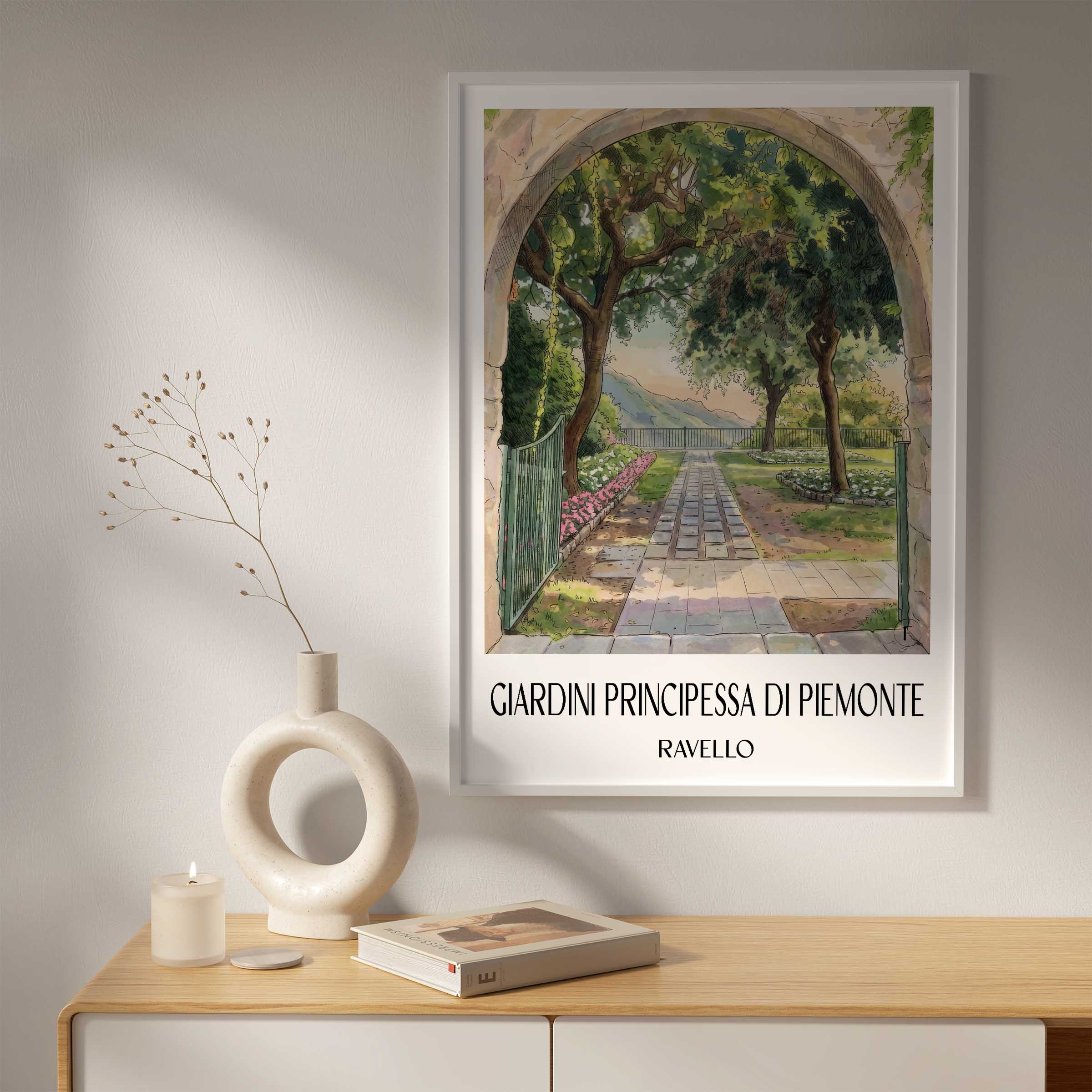 giardini-principessa-di-piemonte-ravello-italien-poster-aquarell
