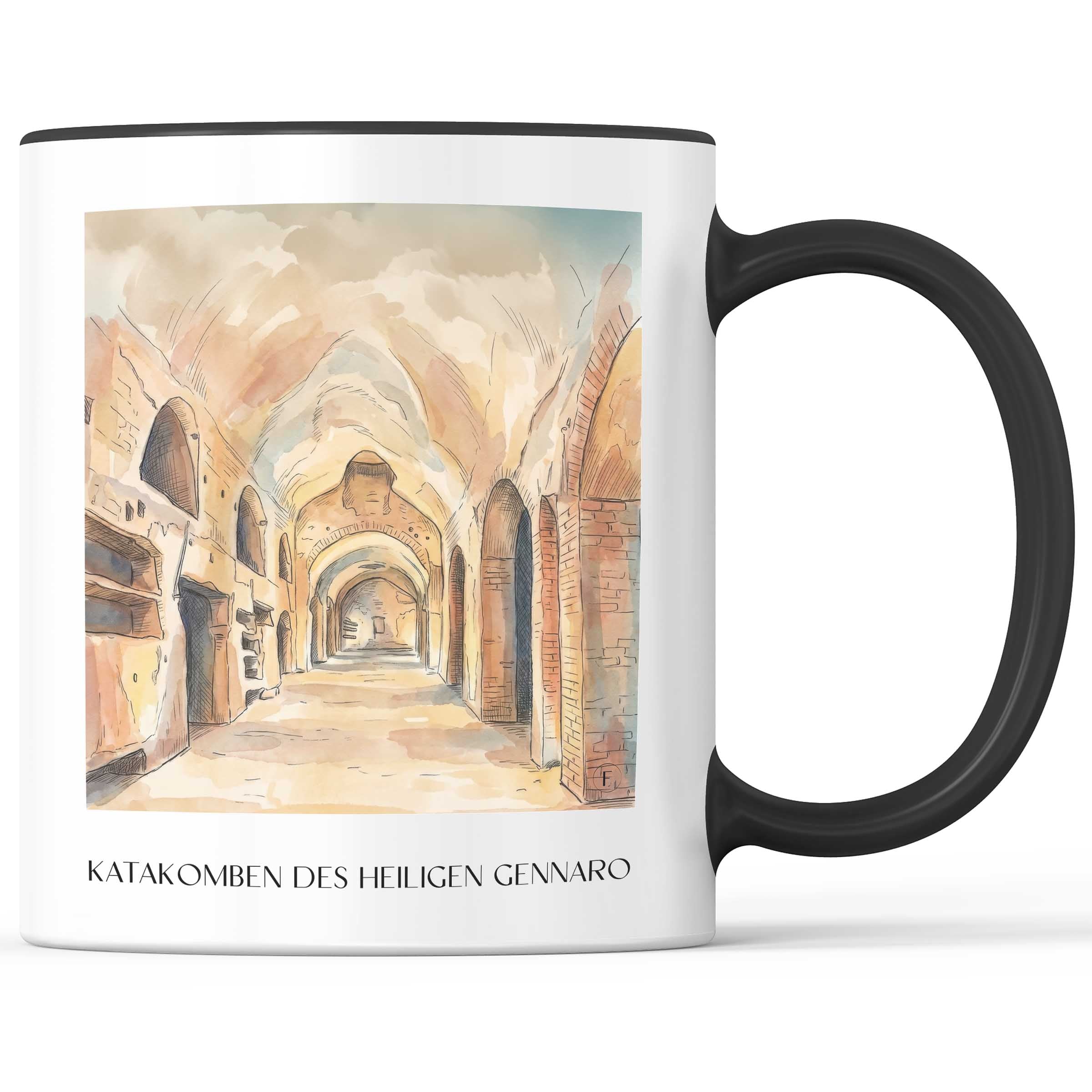 katakomben-des-heiligen-gennaro-neapel-italien-kaffeebecher-aquarell