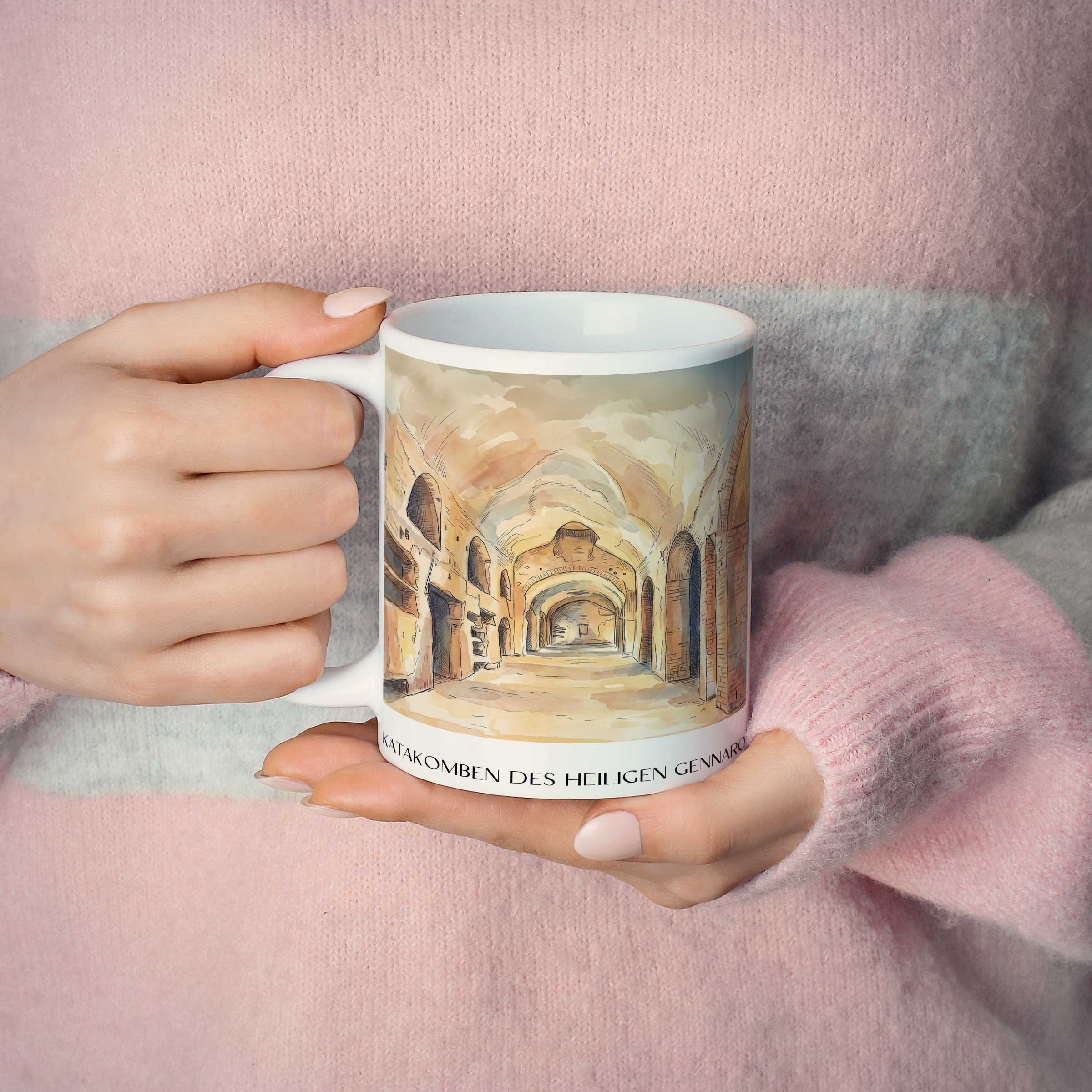 katakomben-des-heiligen-gennaro-neapel-italien-kaffeebecher-aquarell