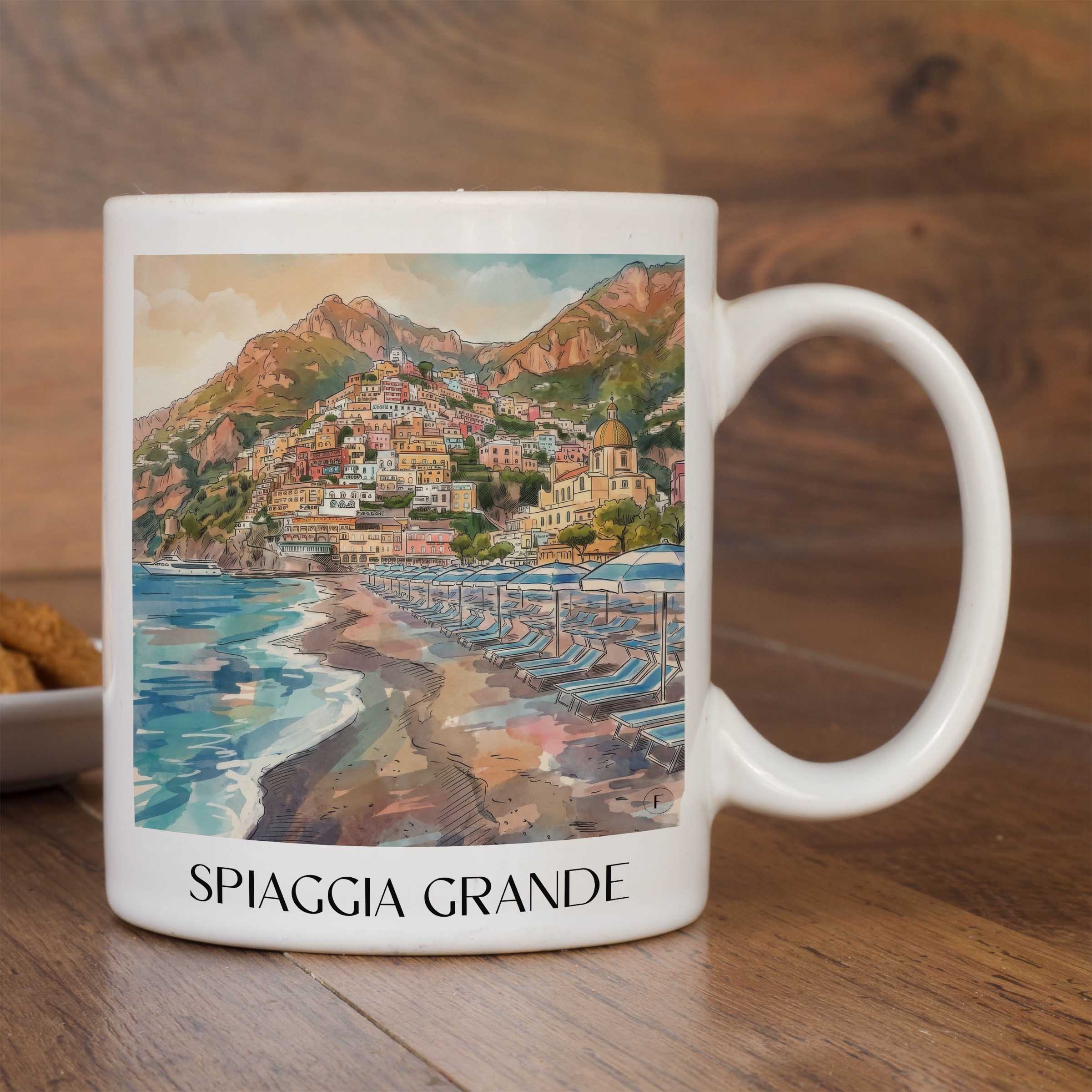 spiaggia-grande-positano-italien-kaffeebecher-aquarell