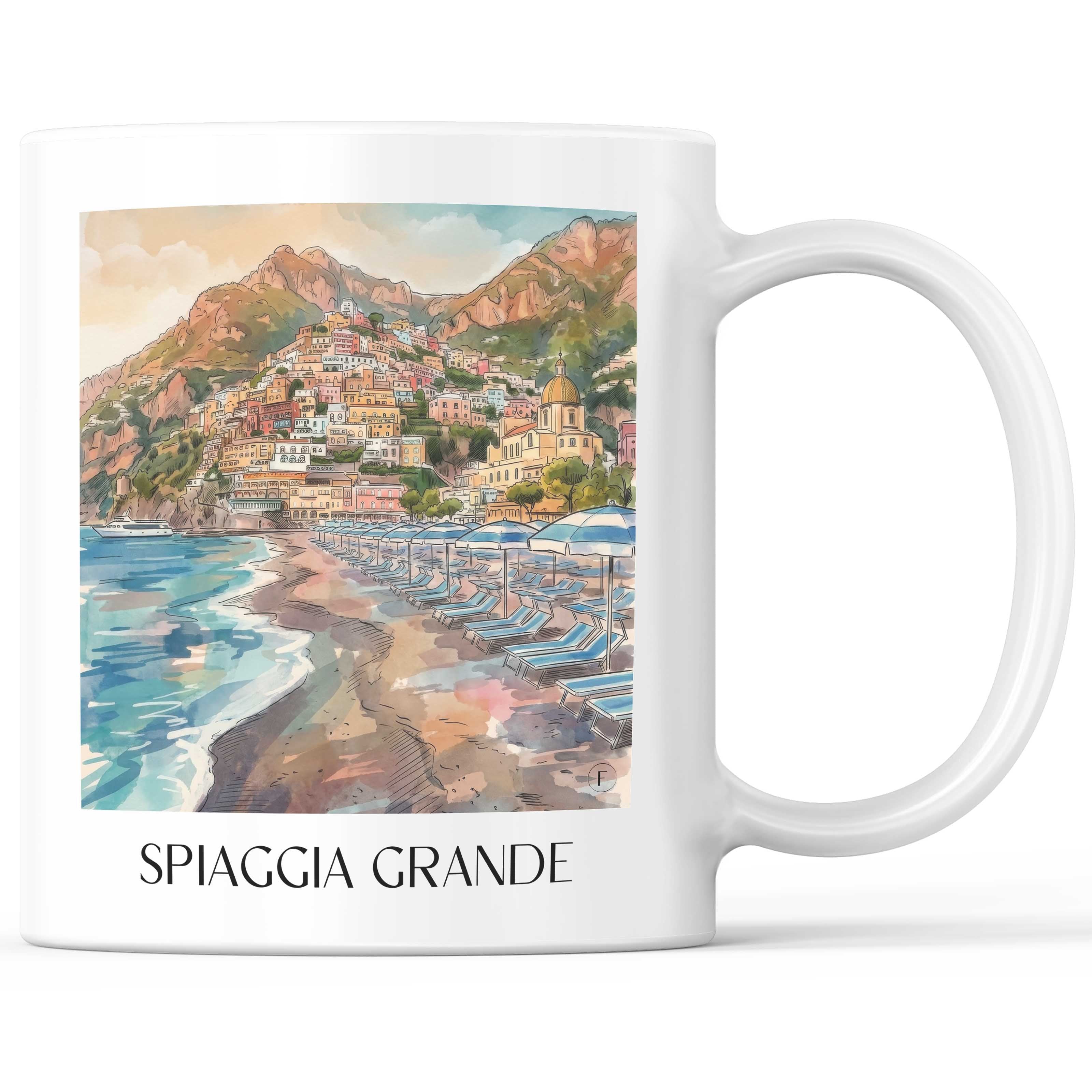 spiaggia-grande-positano-italien-kaffeebecher-aquarell