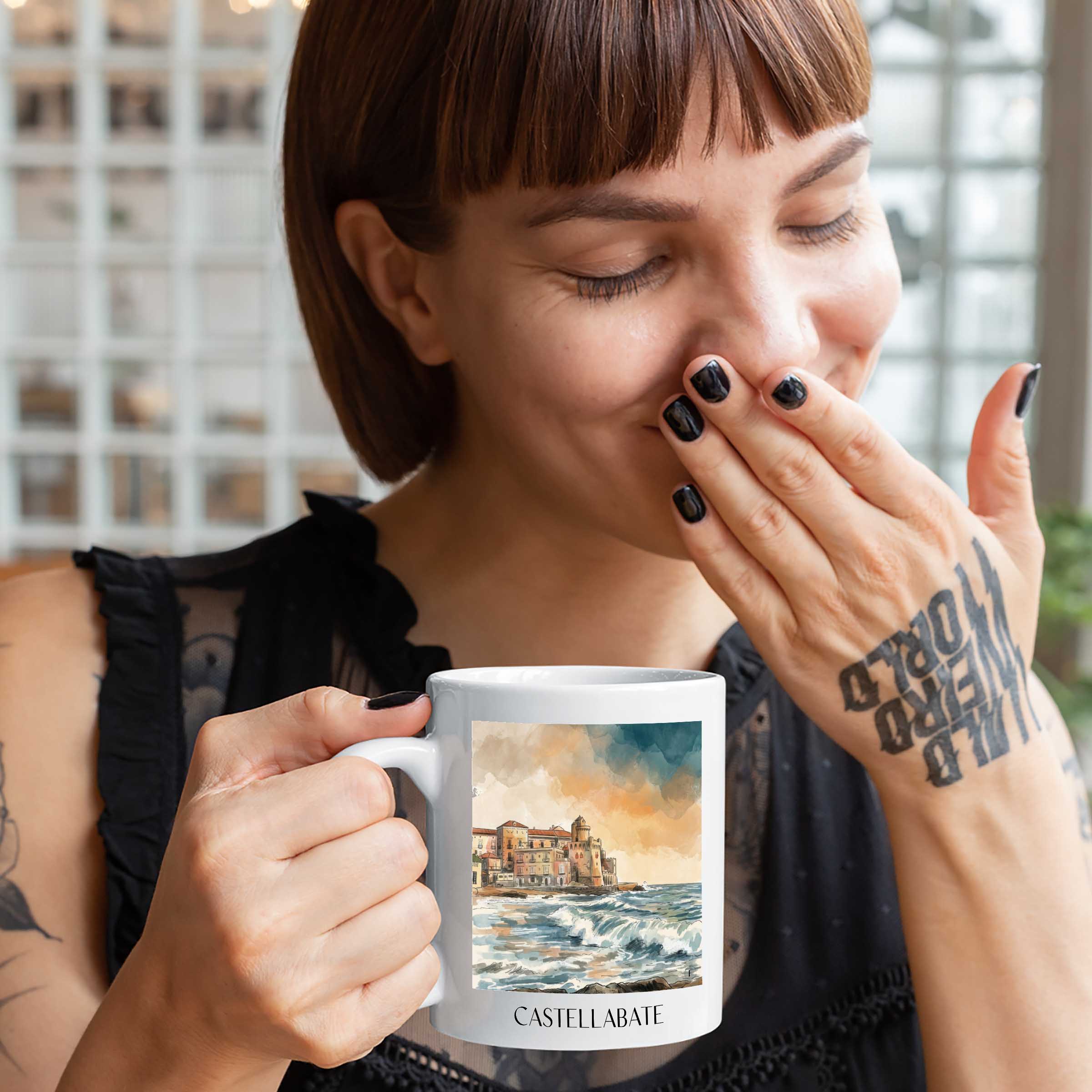 castellabate-kampanien-italien-kaffeebecher-aquarell