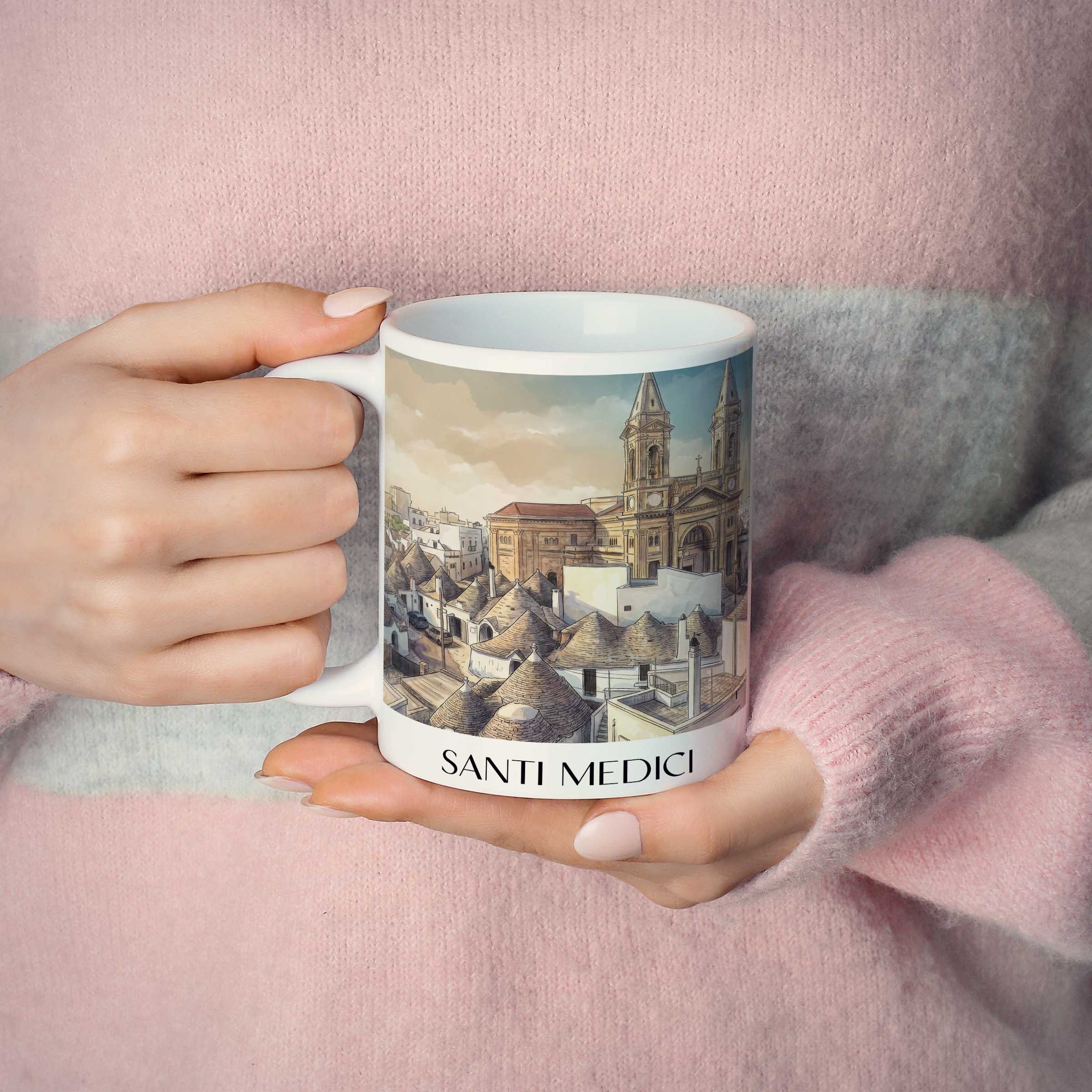 santi-medici-alberobello-italien-kaffeebecher-aquarell