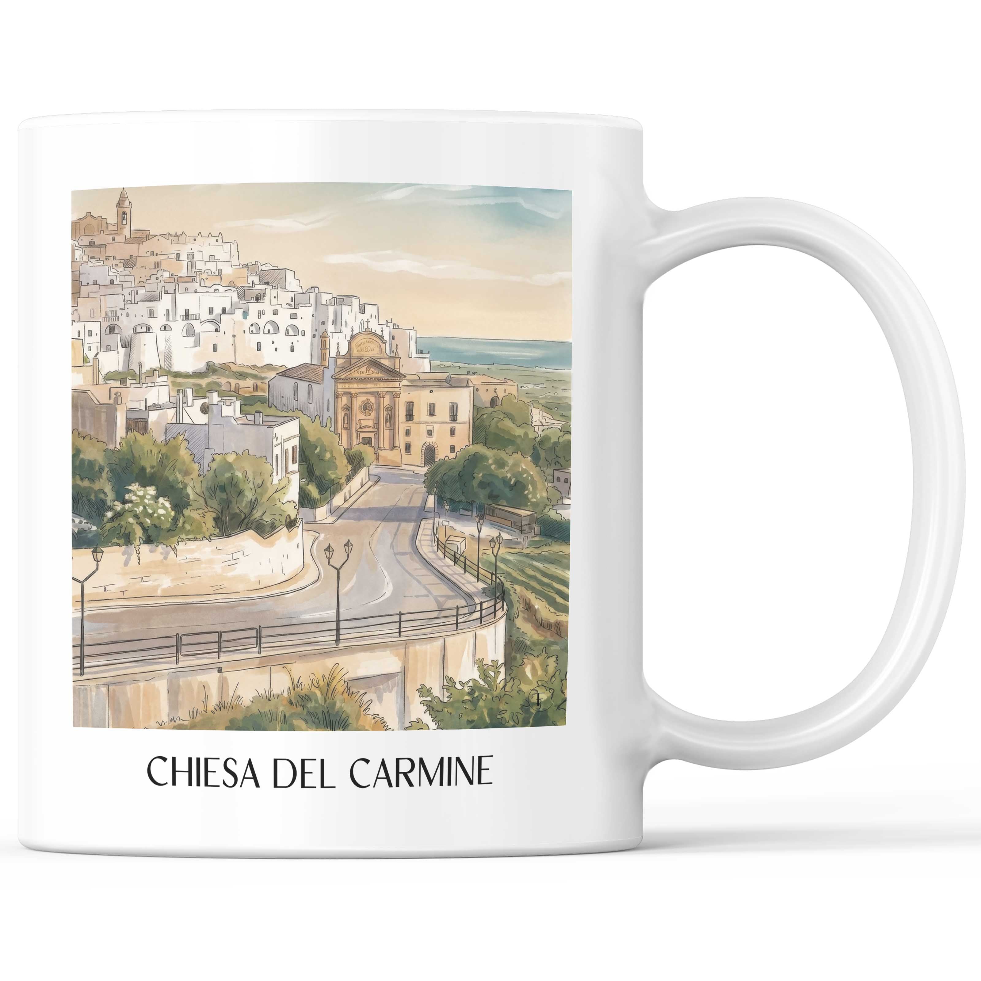 chiesa-del-carmine-ostuni-italien-kaffeebecher-aquarell