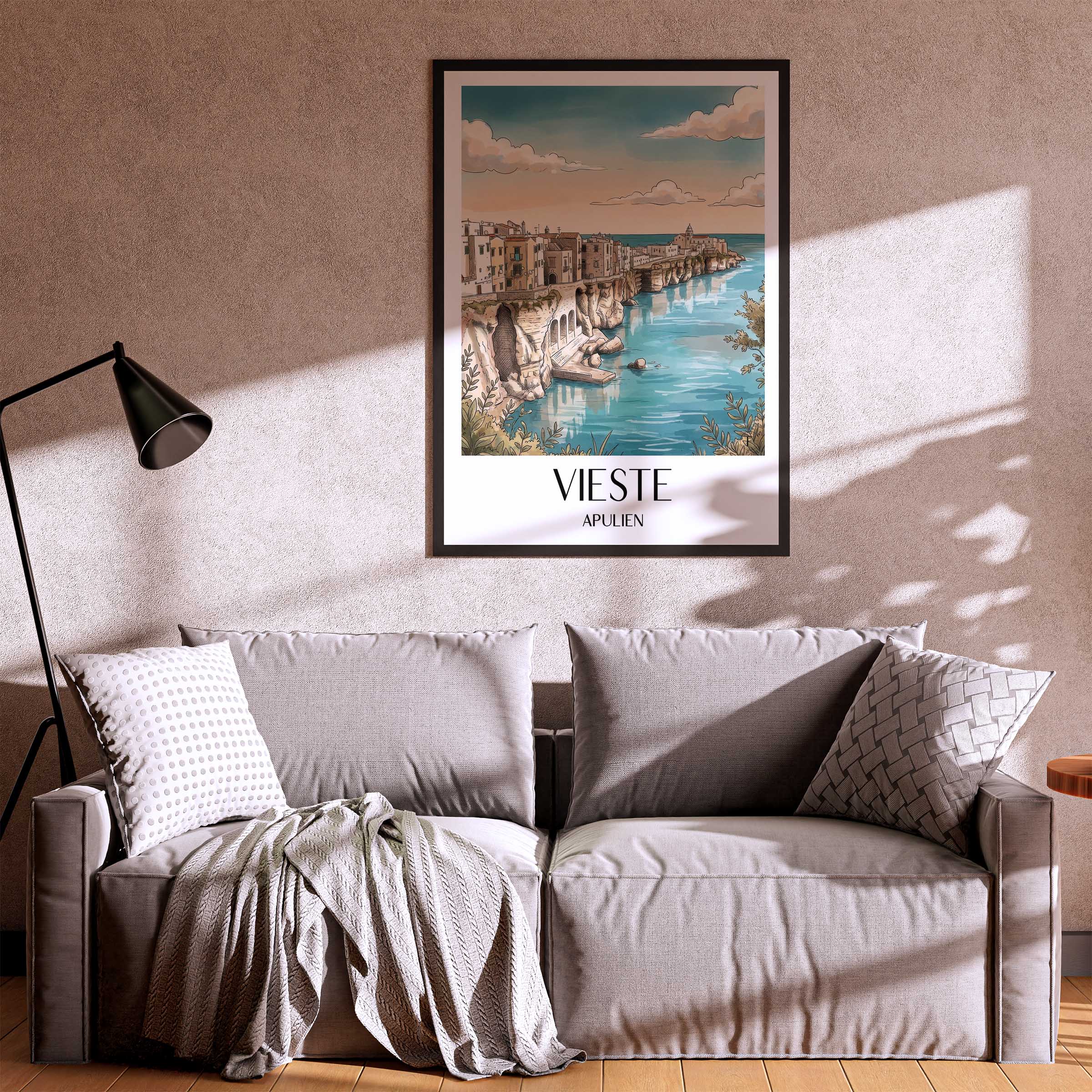 vieste-apulien-italien-poster-aquarell
