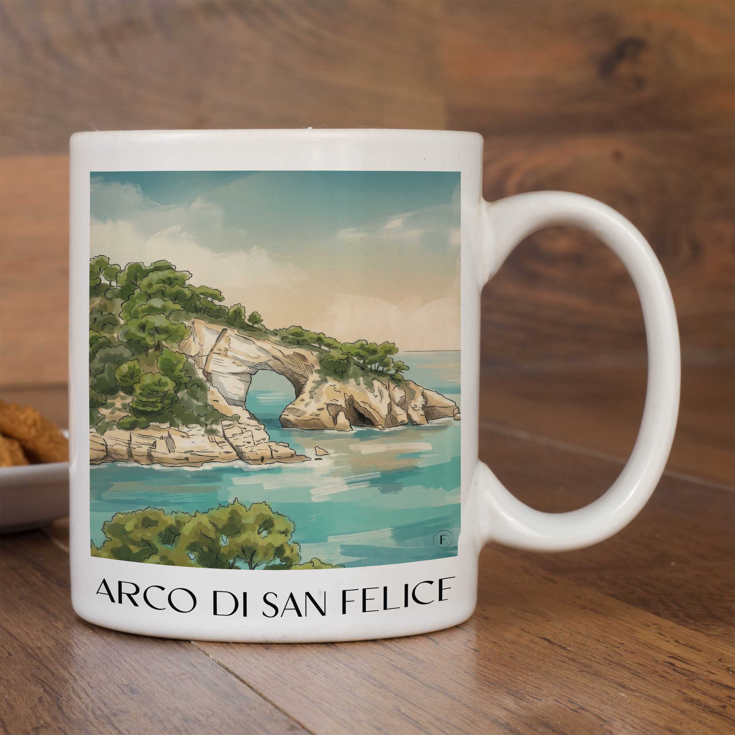 arco-di-san-felice-vieste-italien-kaffeebecher-aquarell