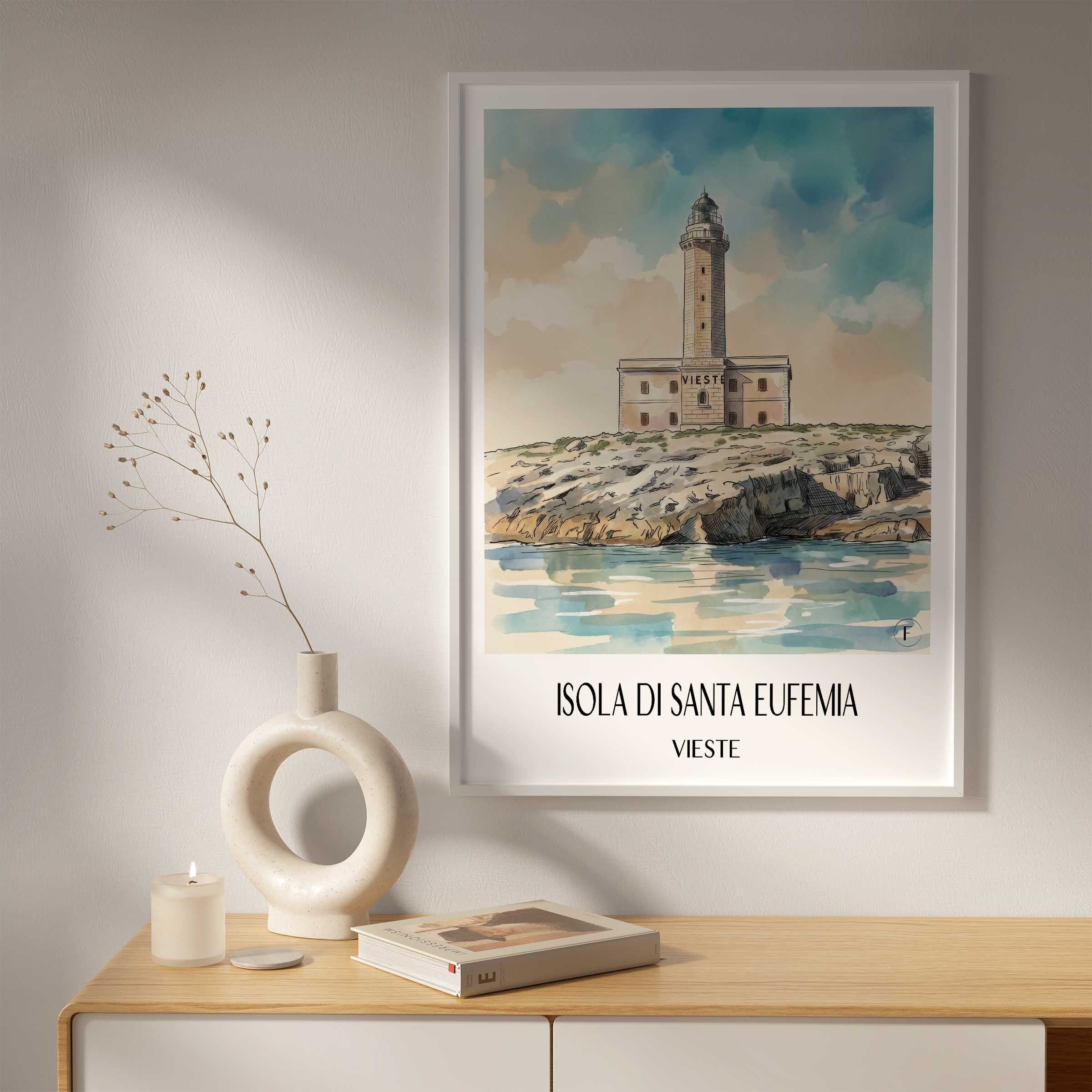 isola-di-santa-eufemia-vieste-italien-poster-aquarell