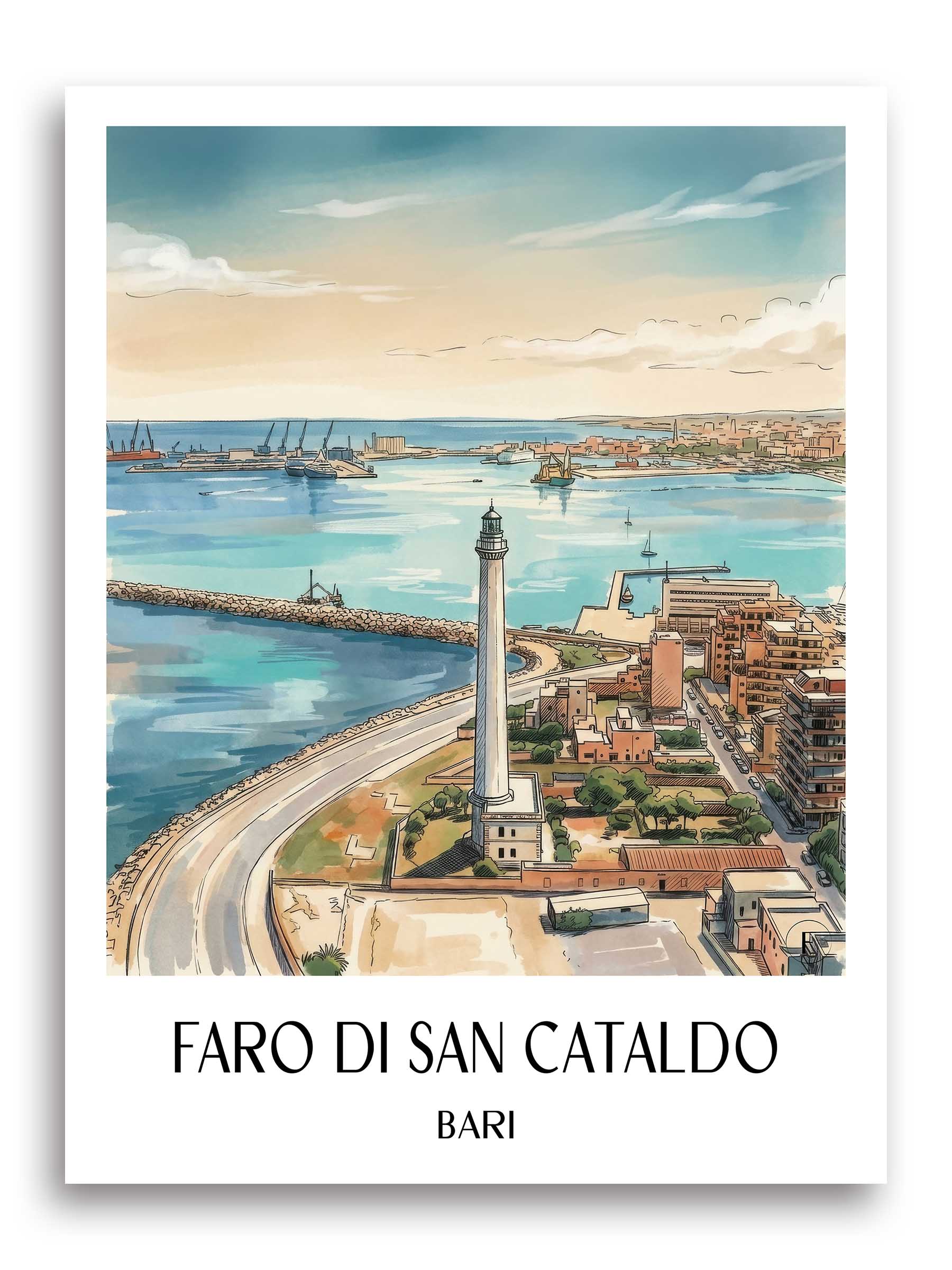 faro-di-san-cataldo-bari-italien-poster-aquarell