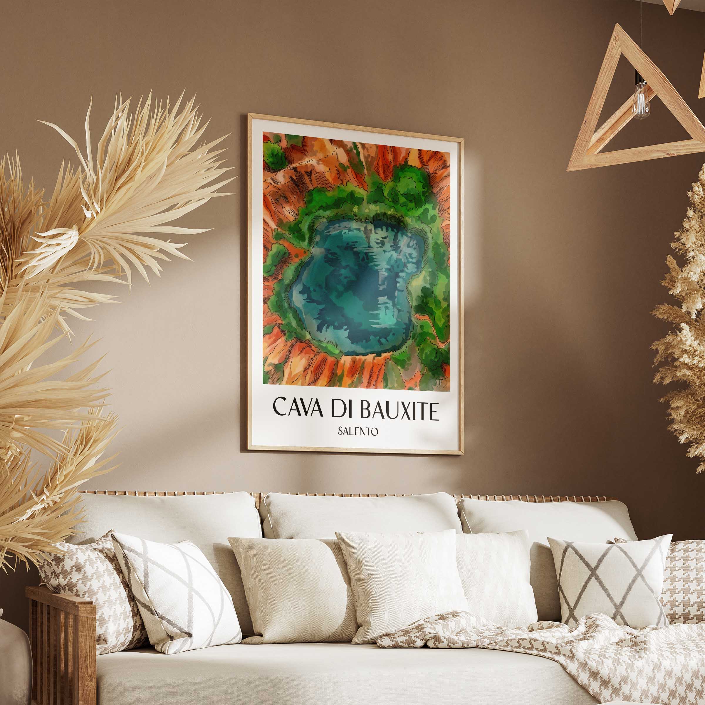 cava-di-bauxite-salento-italien-poster-aquarell
