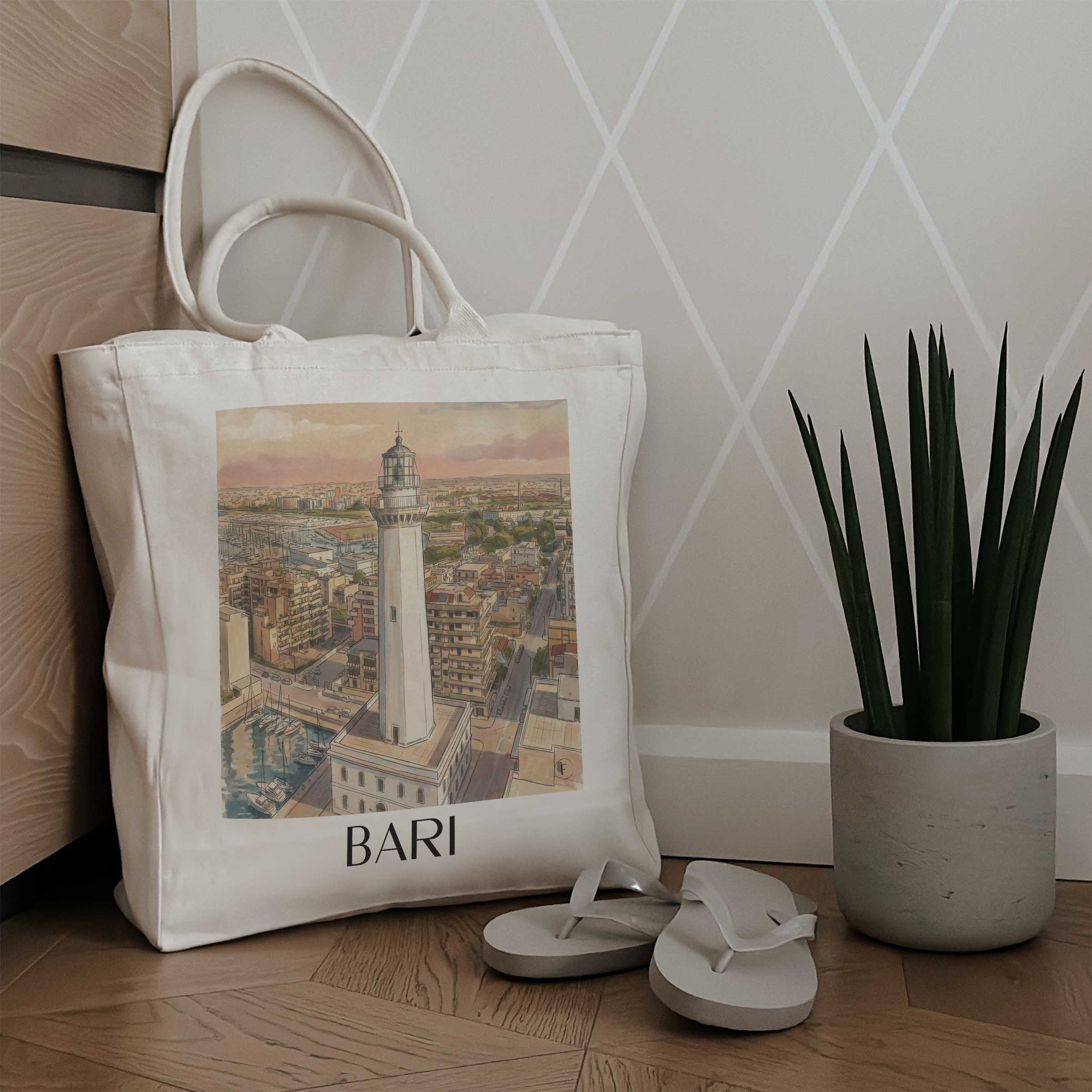 bari-apulien-italien-einkaufstasche-aquarell