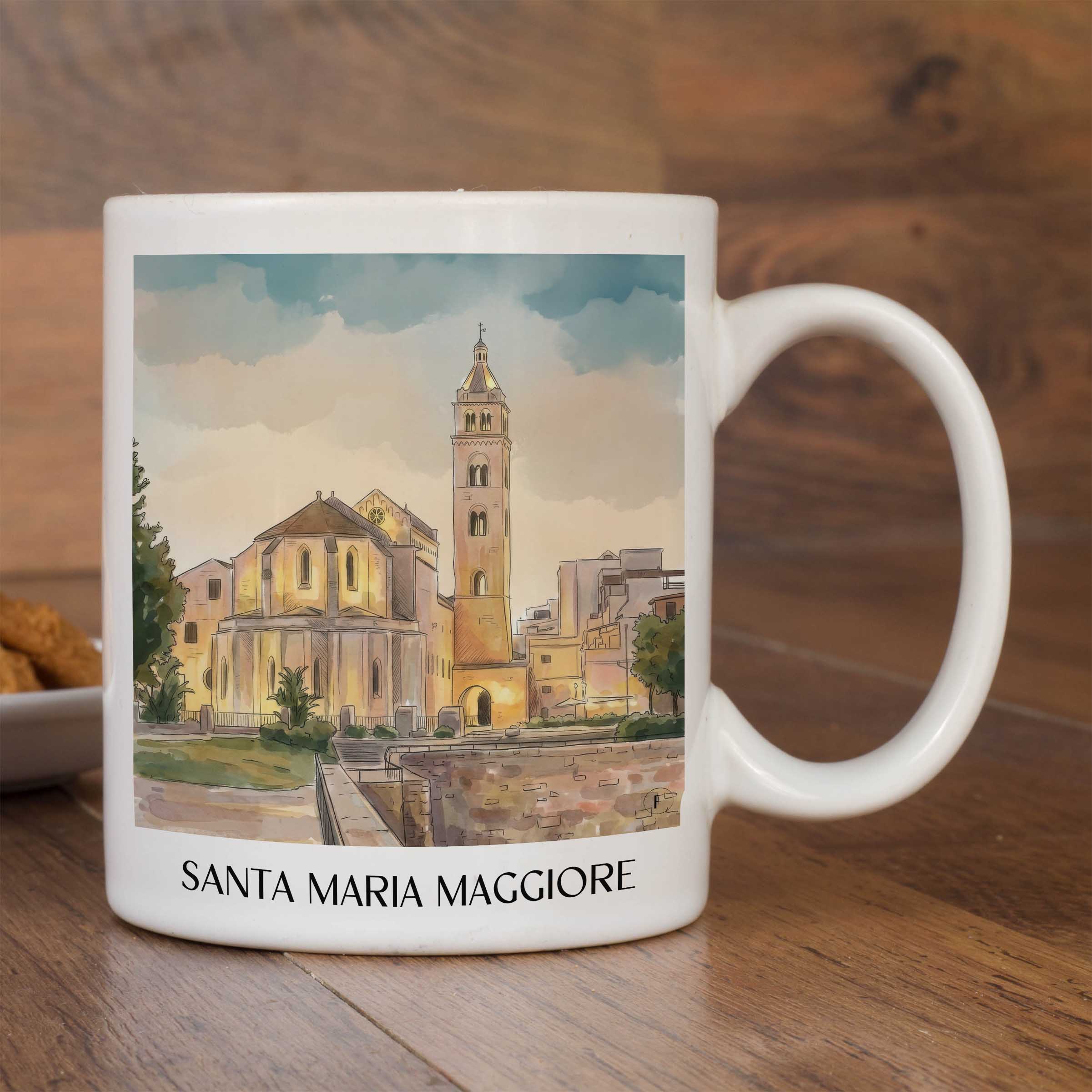 santa-maria-maggiore-barletta-italien-kaffeebecher-aquarell
