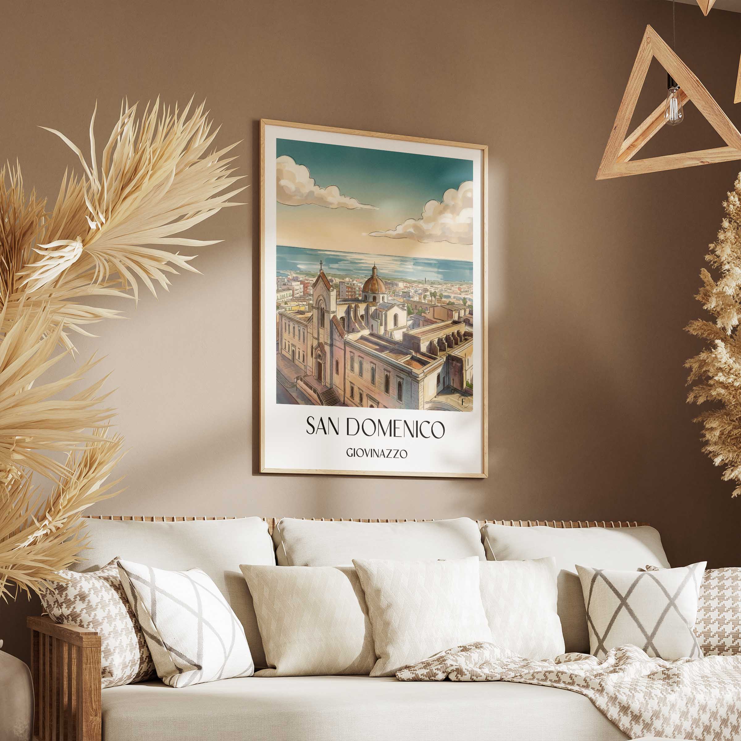san-domenico-giovinazzo-italien-poster-aquarell