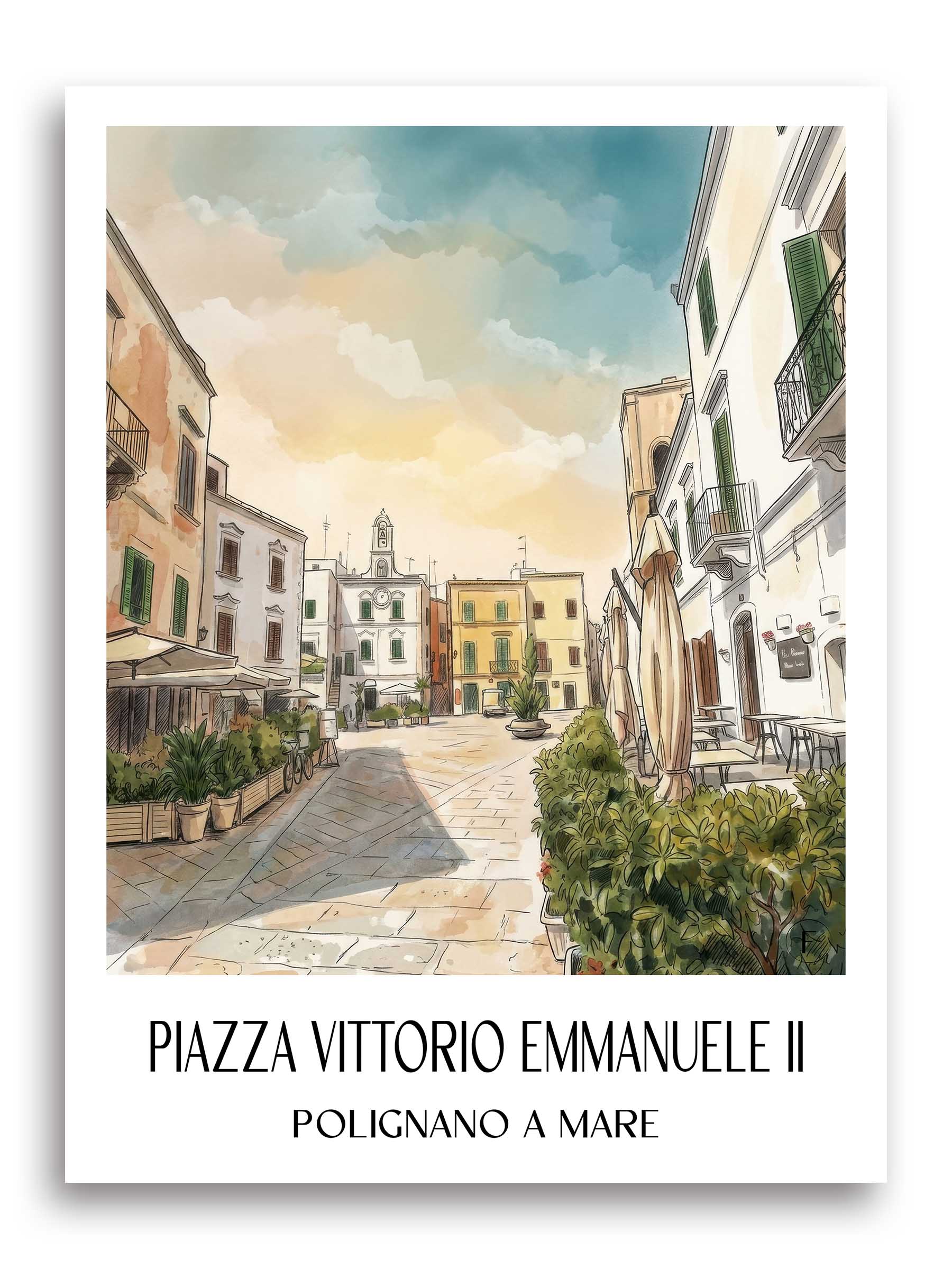 piazza-vittorio-emmanuele-ii-polignano-a-mare-italien-poster-aquarell