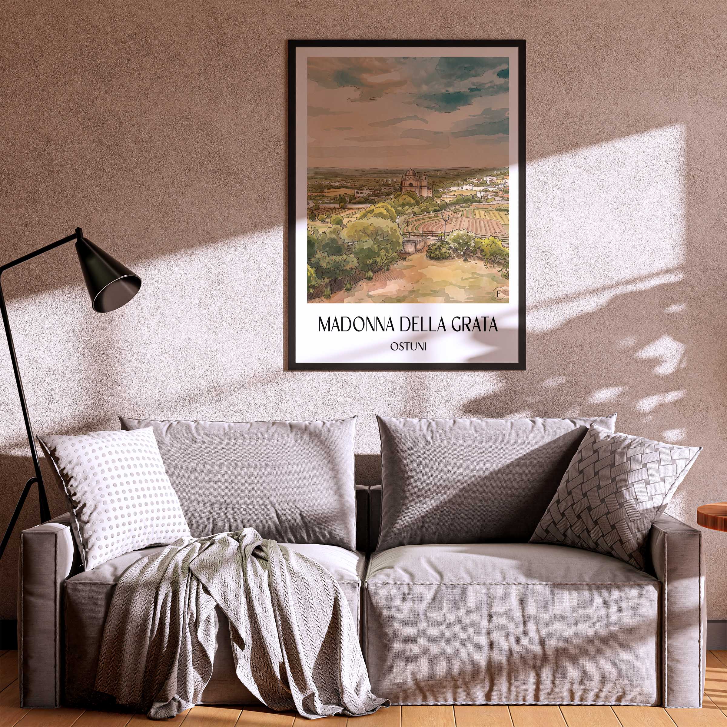madonna-della-grata-ostuni-italien-poster-aquarell