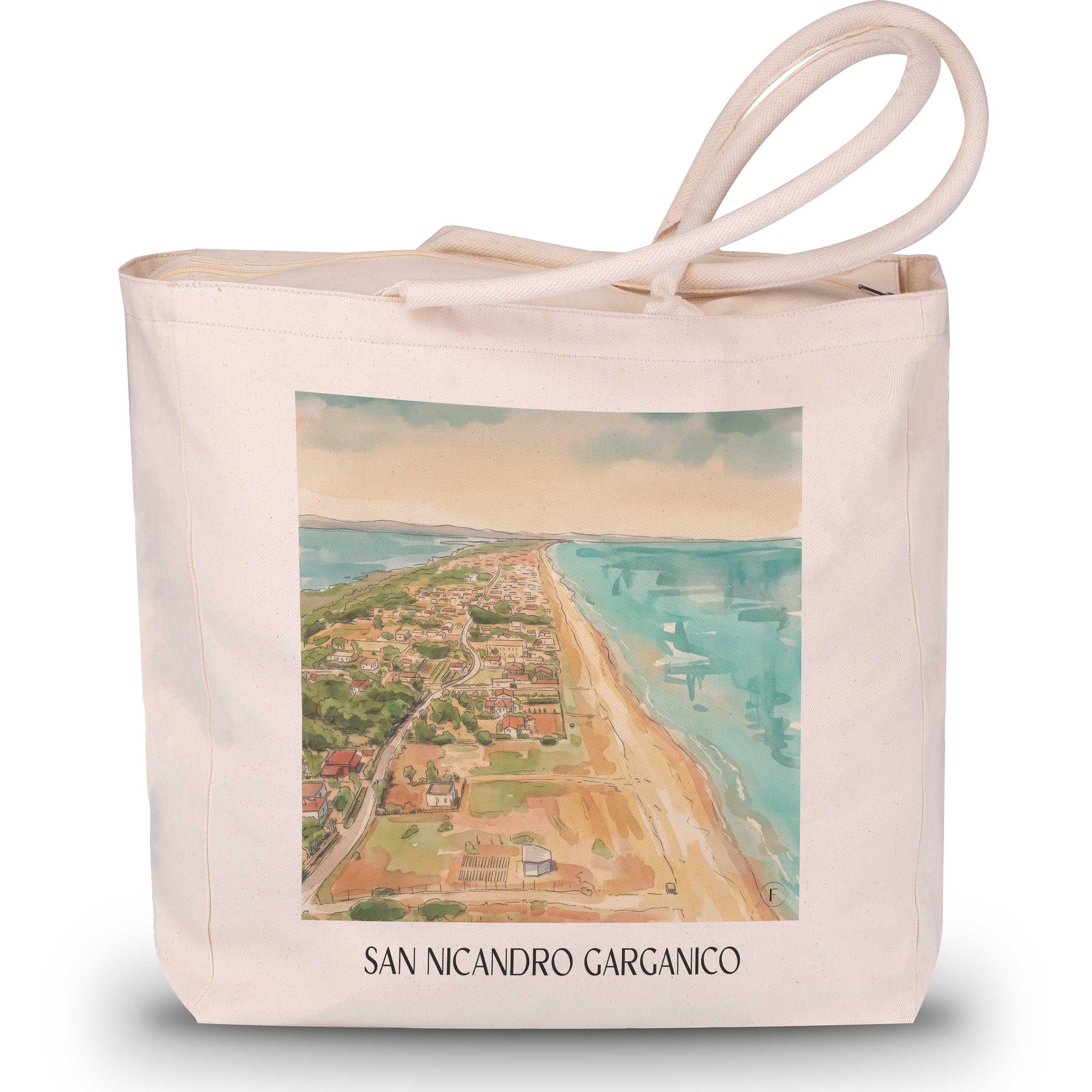 san-nicandro-garganico-apulien-italien-einkaufstasche-aquarell