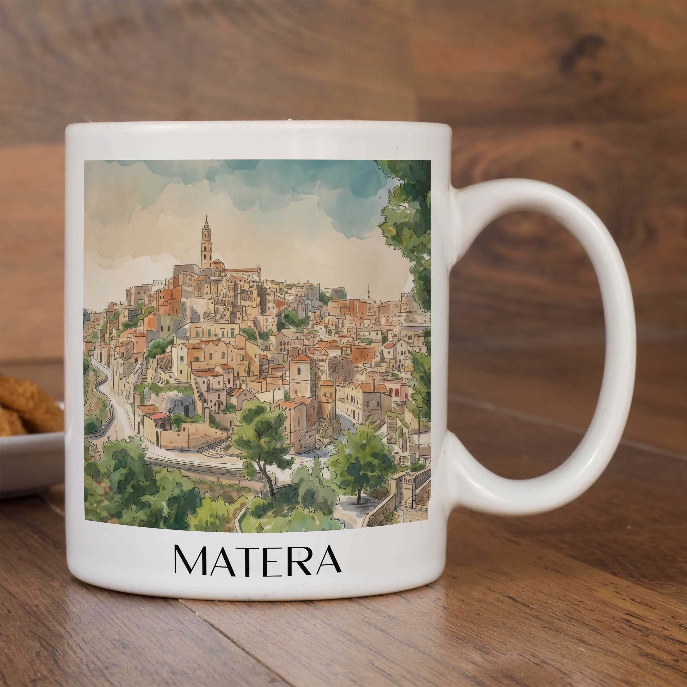 matera-basilikata-italien-kaffeebecher-aquarell