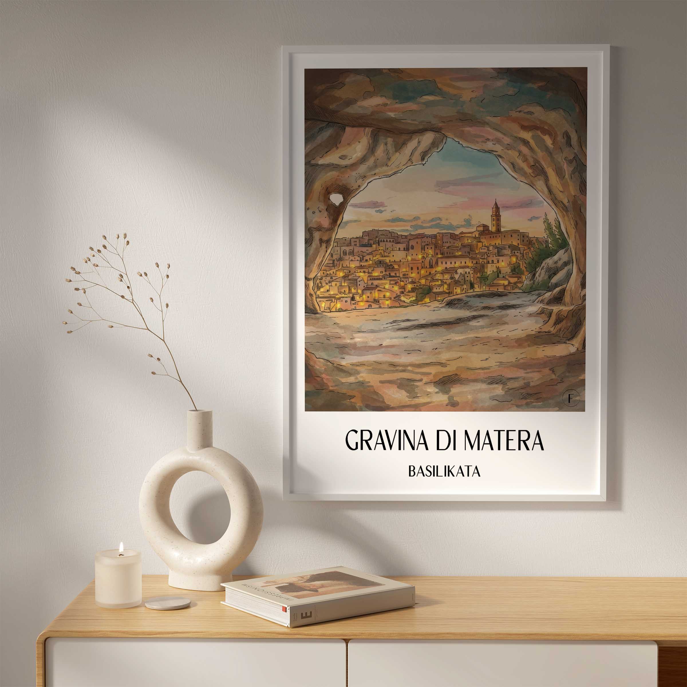 gravina-di-matera-basilikata-italien-poster-aquarell
