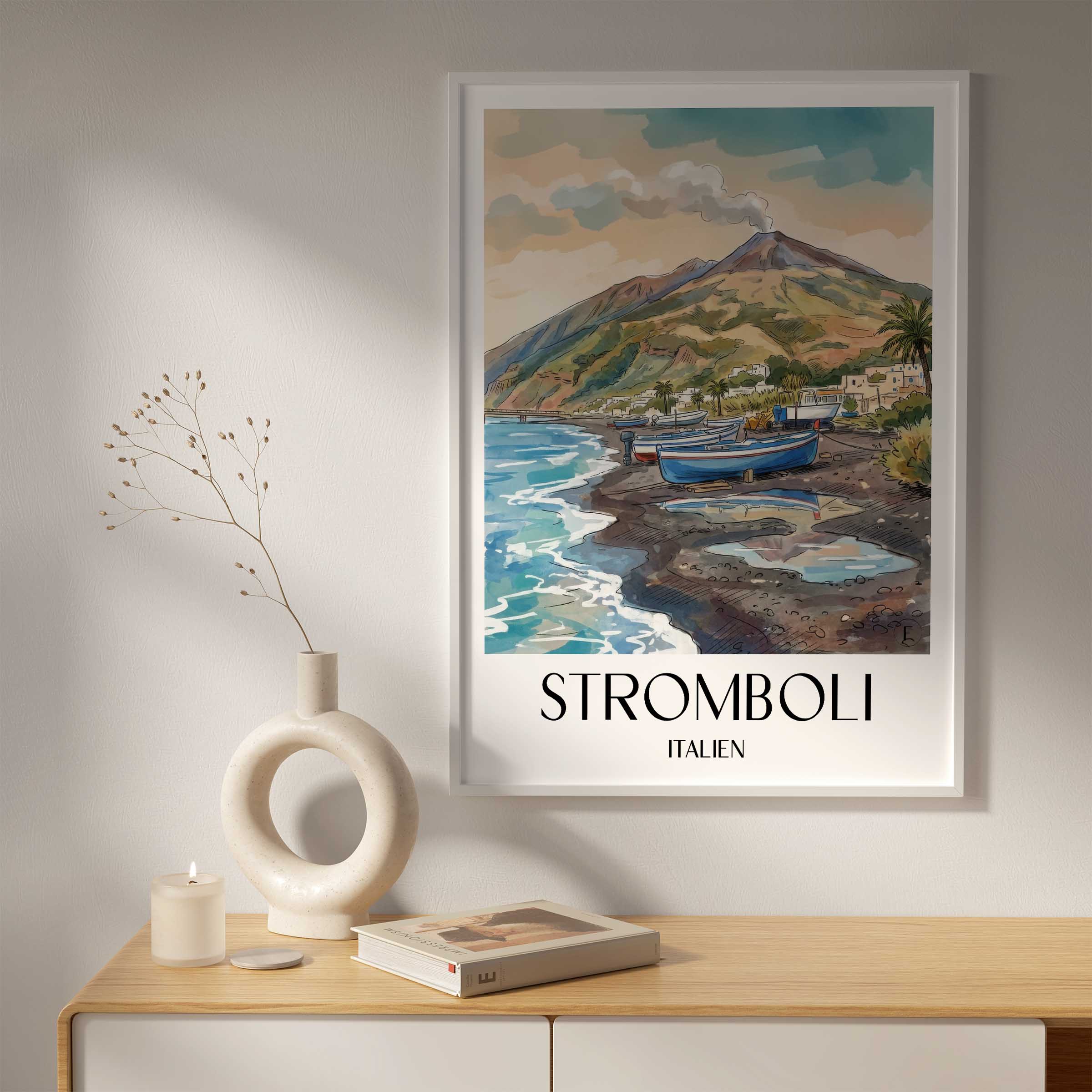 stromboli-italien-italien-poster-aquarell