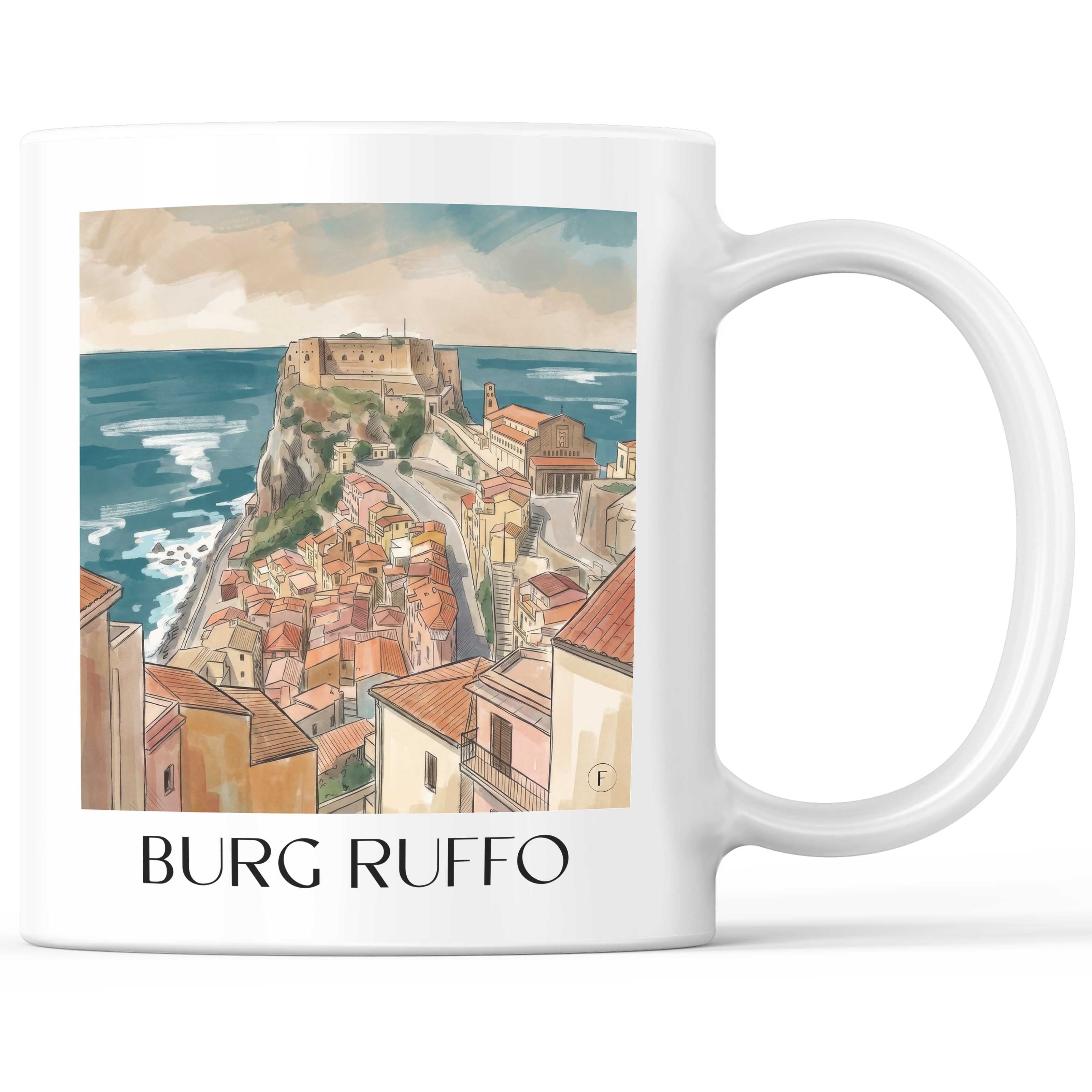 burg-ruffo-scilla-italien-kaffeebecher-aquarell