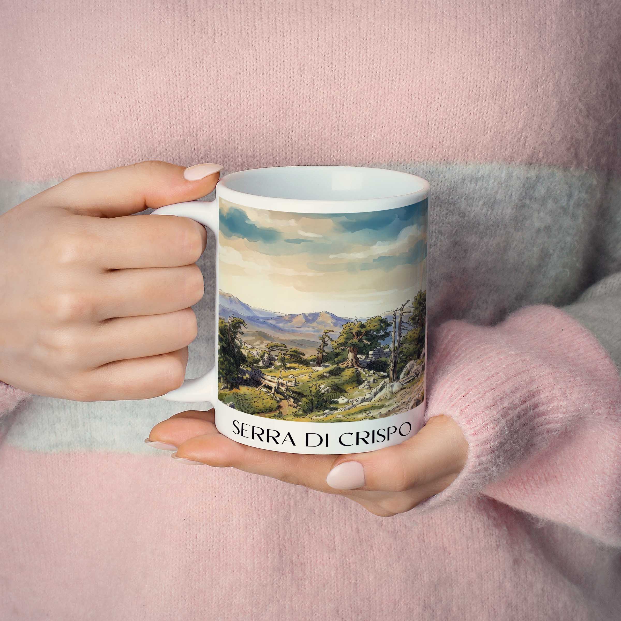 serra-di-crispo-terranova-di-pollino-italien-kaffeebecher-aquarell
