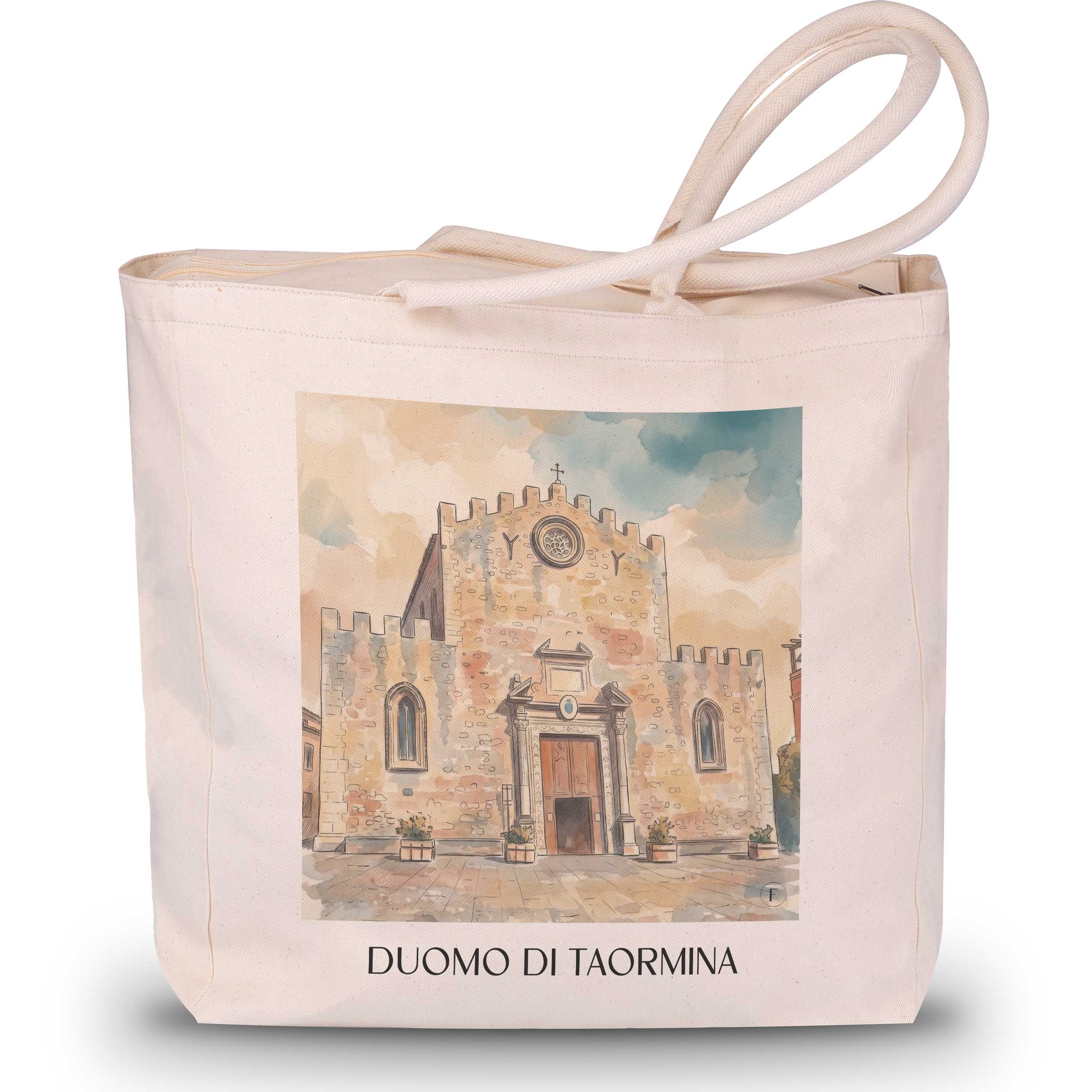 duomo-di-taormina-sizilien-italien-einkaufstasche-aquarell