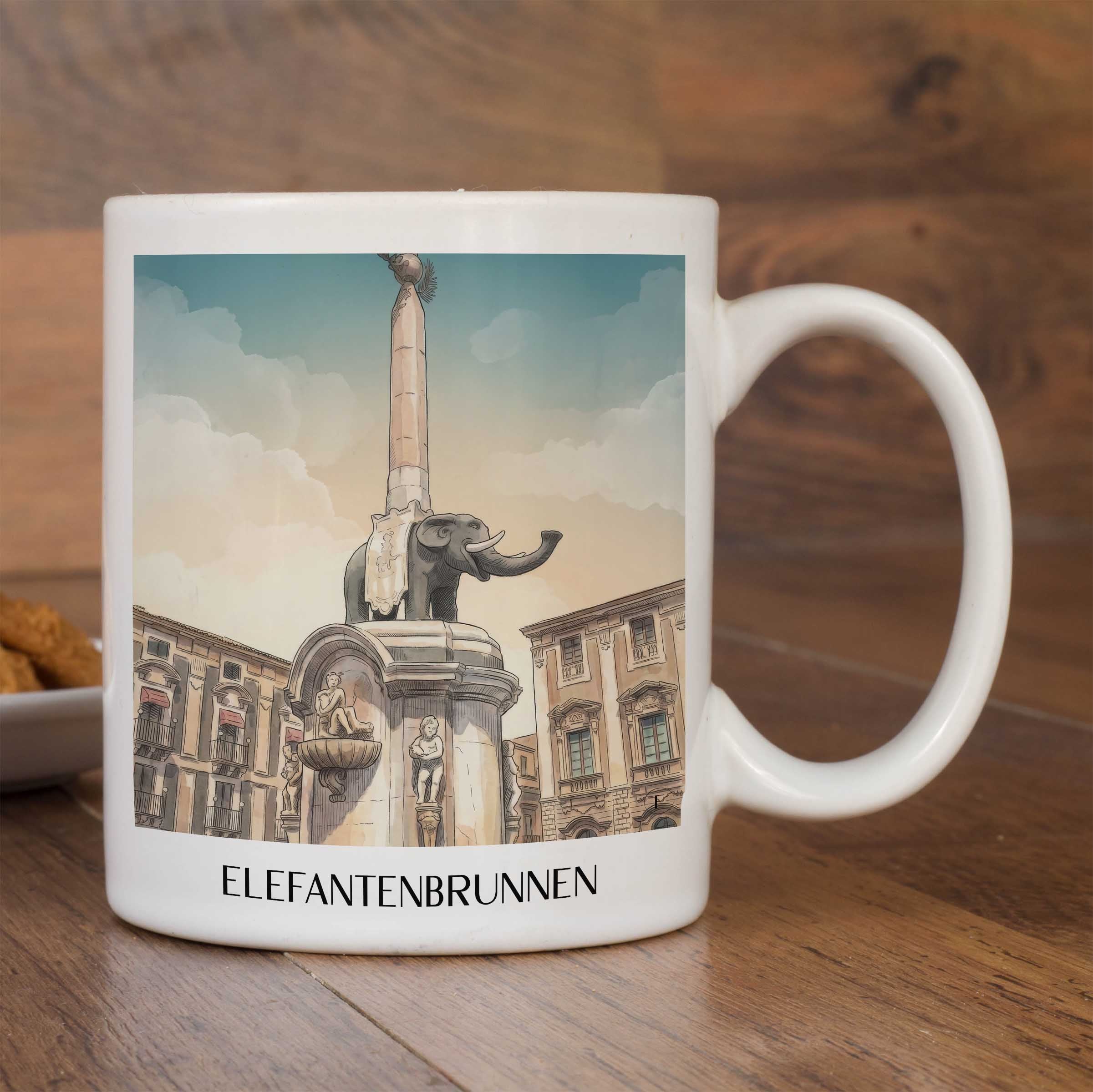elefantenbrunnen-catania-italien-kaffeebecher-aquarell