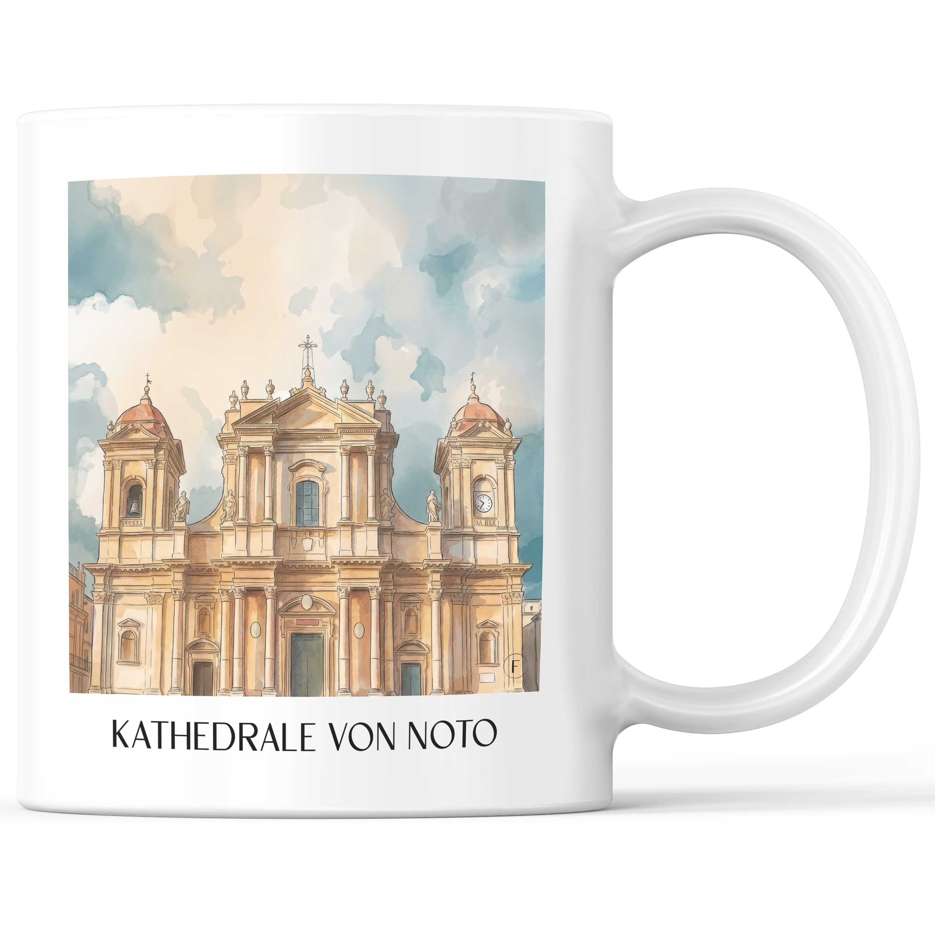 kathedrale-von-noto-sizilien-italien-kaffeebecher-aquarell