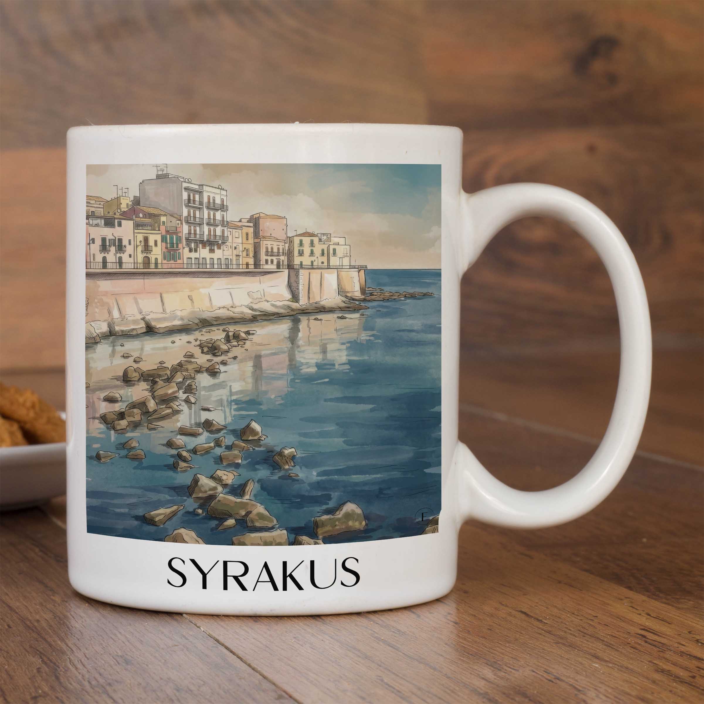 syrakus-sizilien-italien-kaffeebecher-aquarell