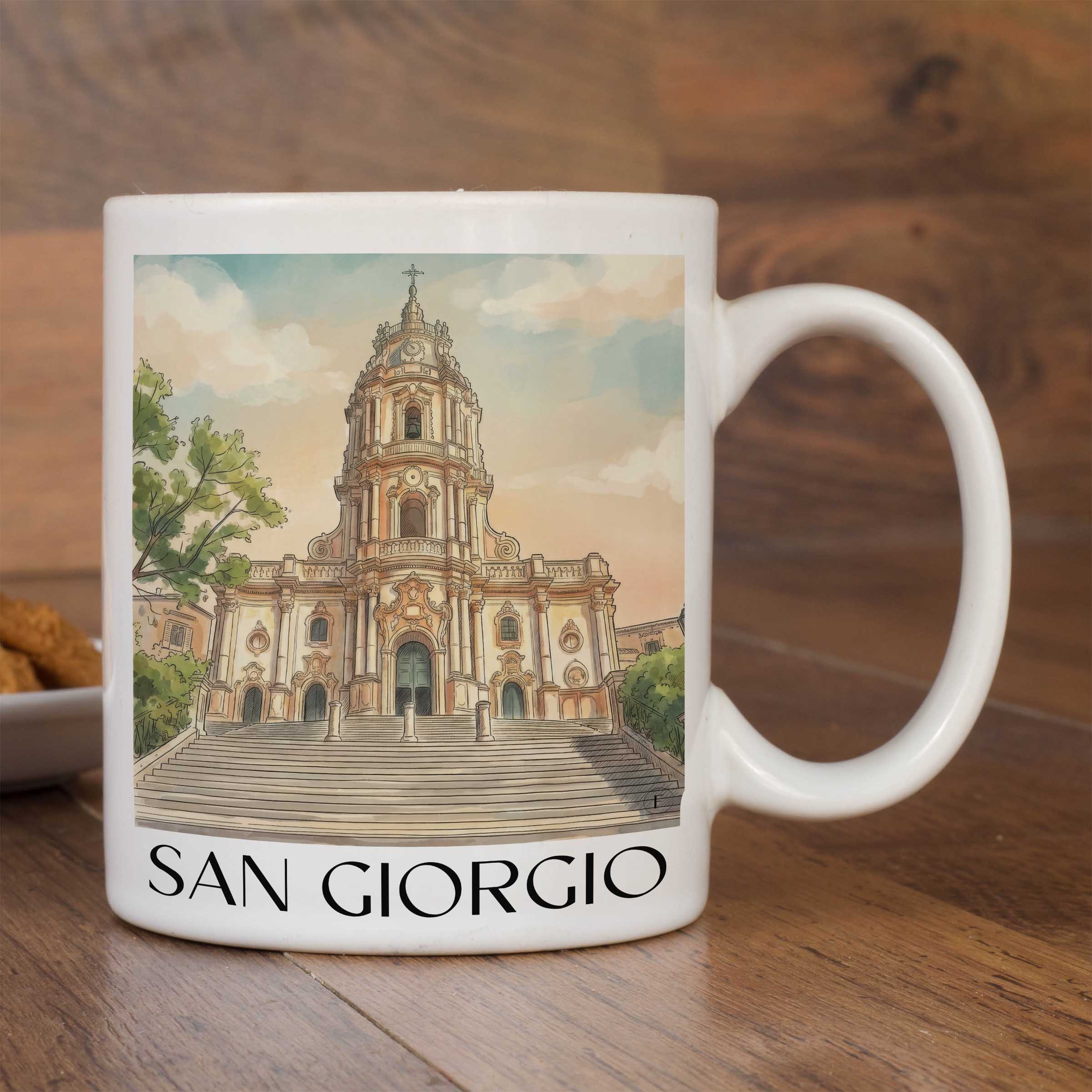 san-giorgio-modica-italien-kaffeebecher-aquarell